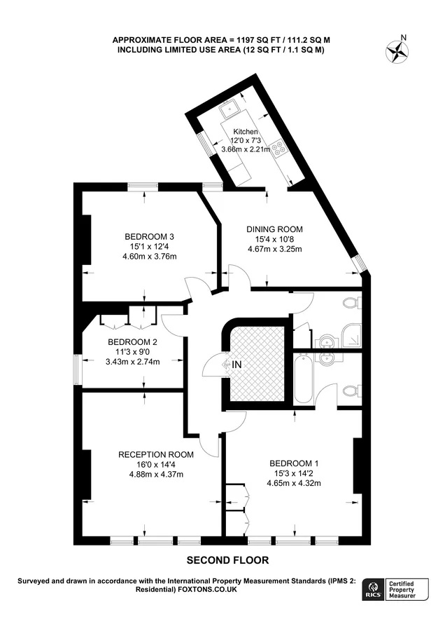 A 2, Canfield Gardens, london floorplan