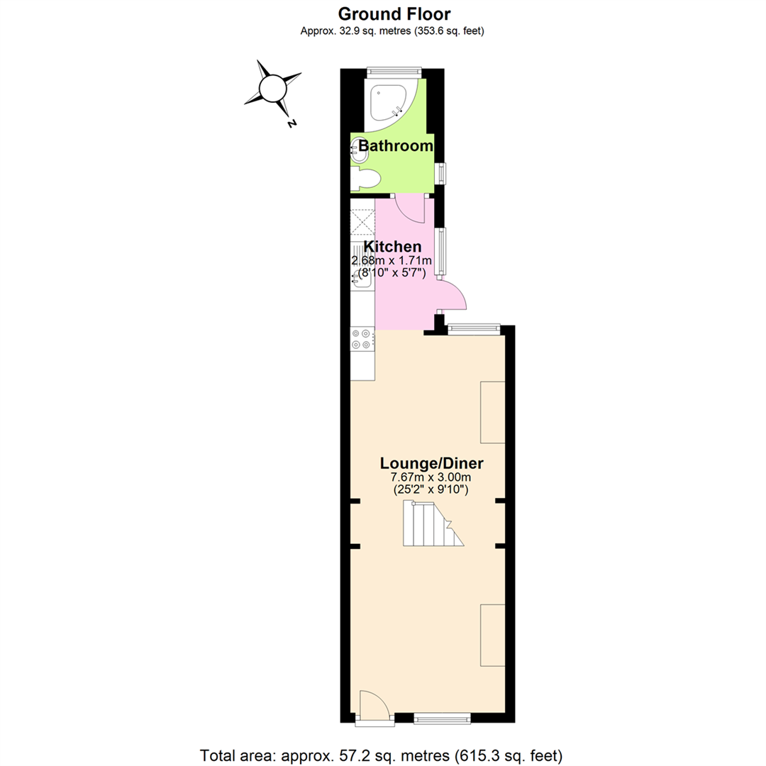 2 bed terraced house for sale in Woodlawn Street, Whitstable CT5 Zoopla