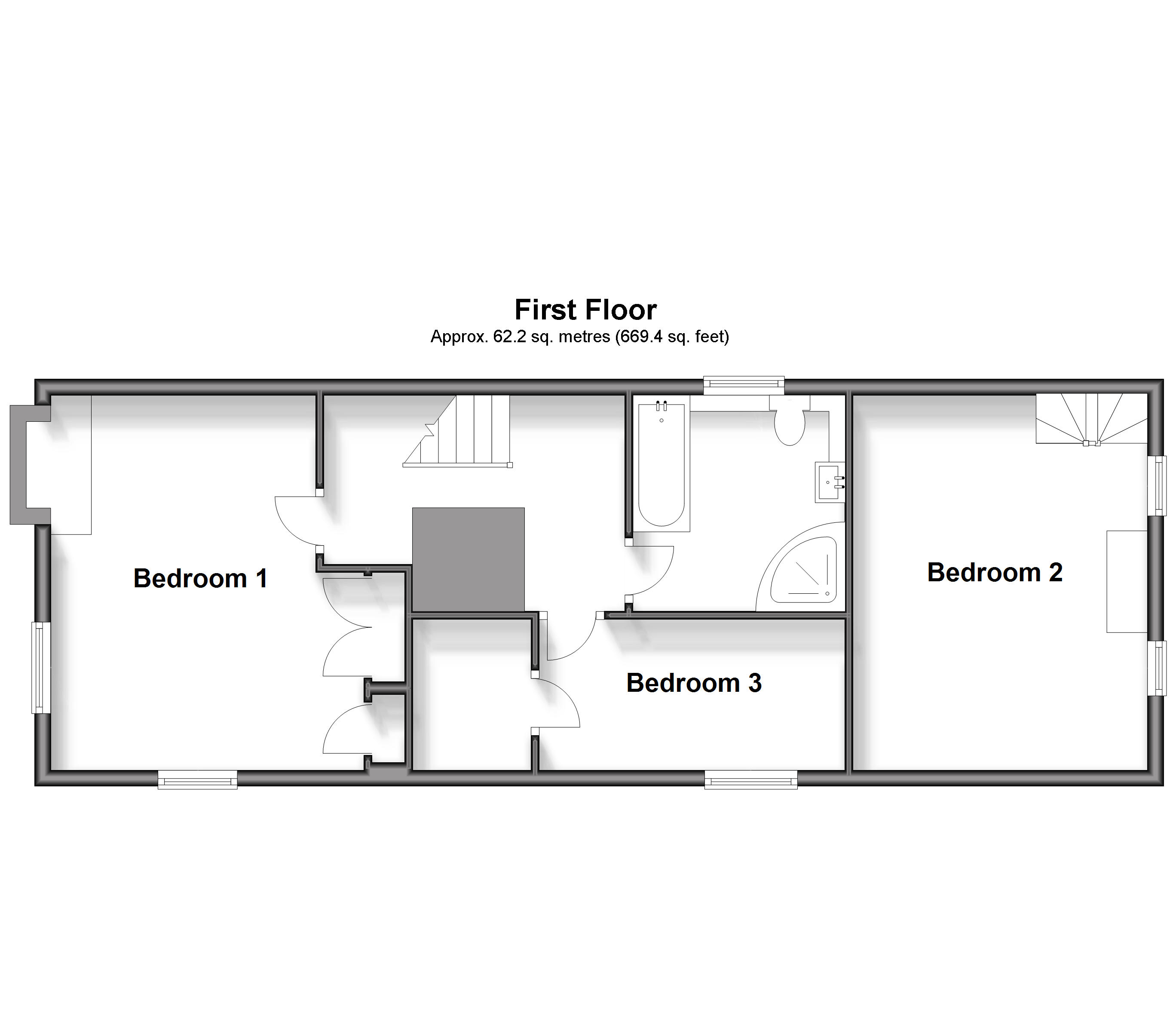 Herveys, Church Street, Niton floorplan