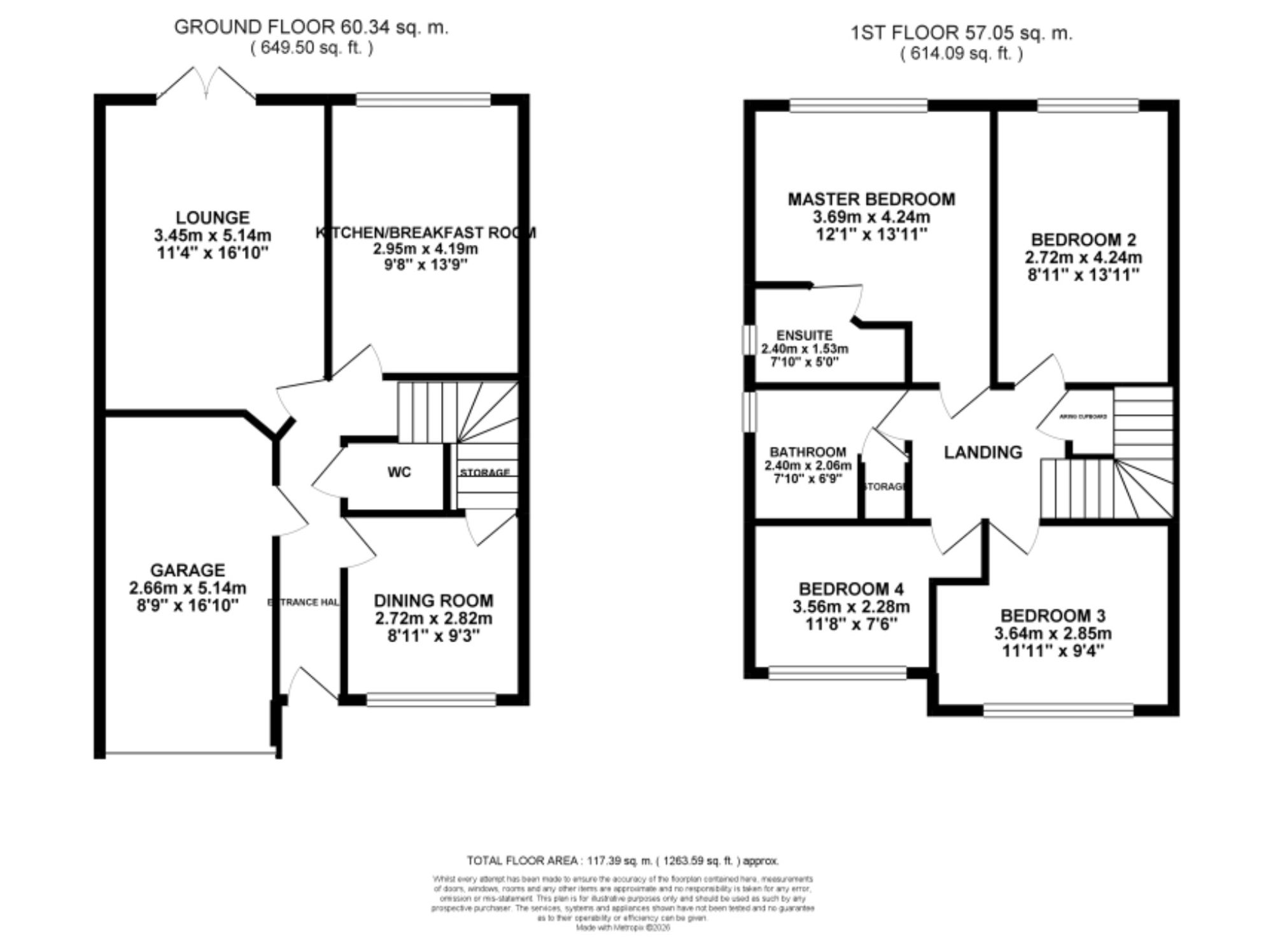 9 Augustus Way, Stoke-On-Trent floorplan