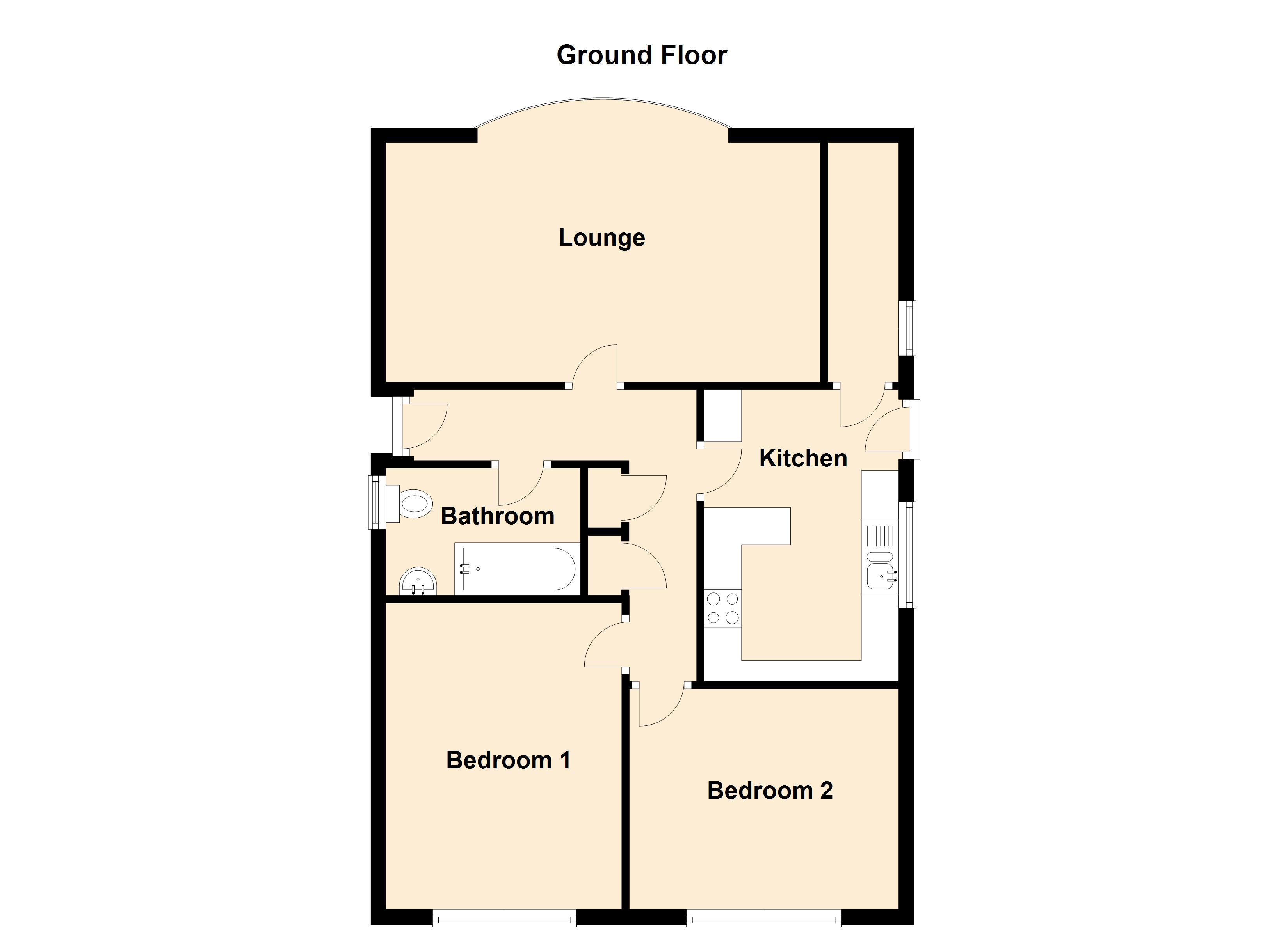 2 Bedrooms Detached bungalow for sale in Hall Royd Walk, Silkstone Common S75