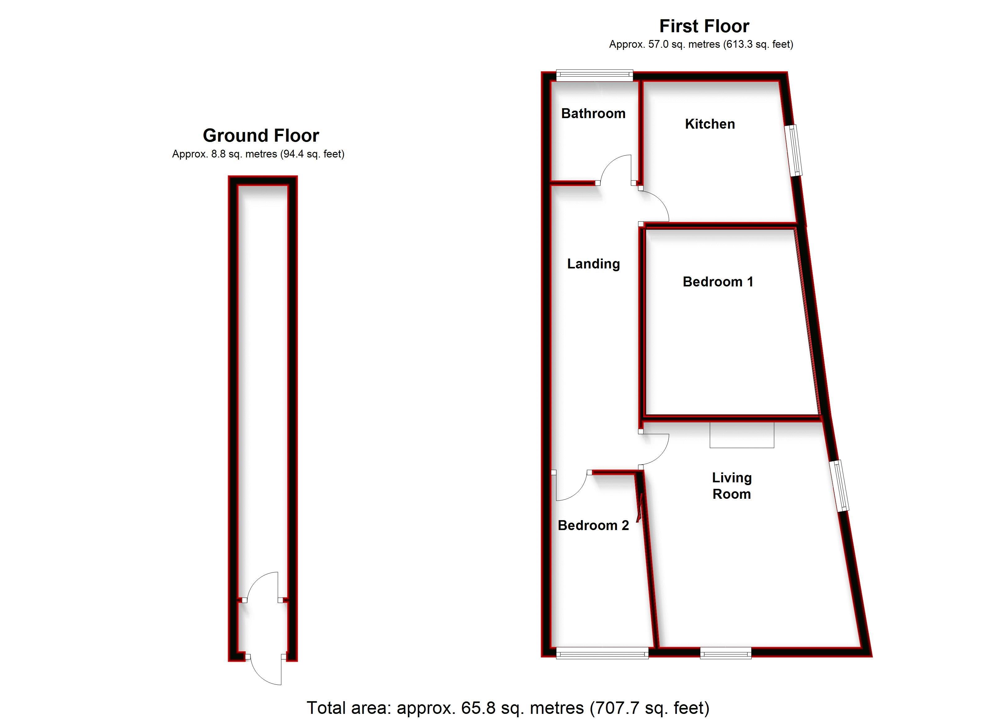 2 Bedrooms Flat to rent in Kew Road, Birkdale, Southport PR8