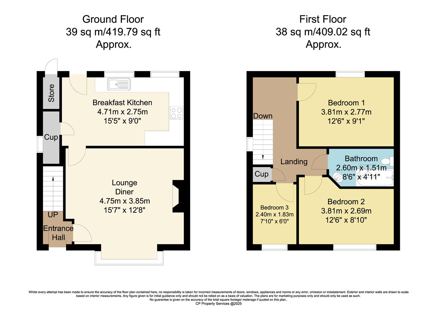 31, Hill Side, Rotherham floorplan