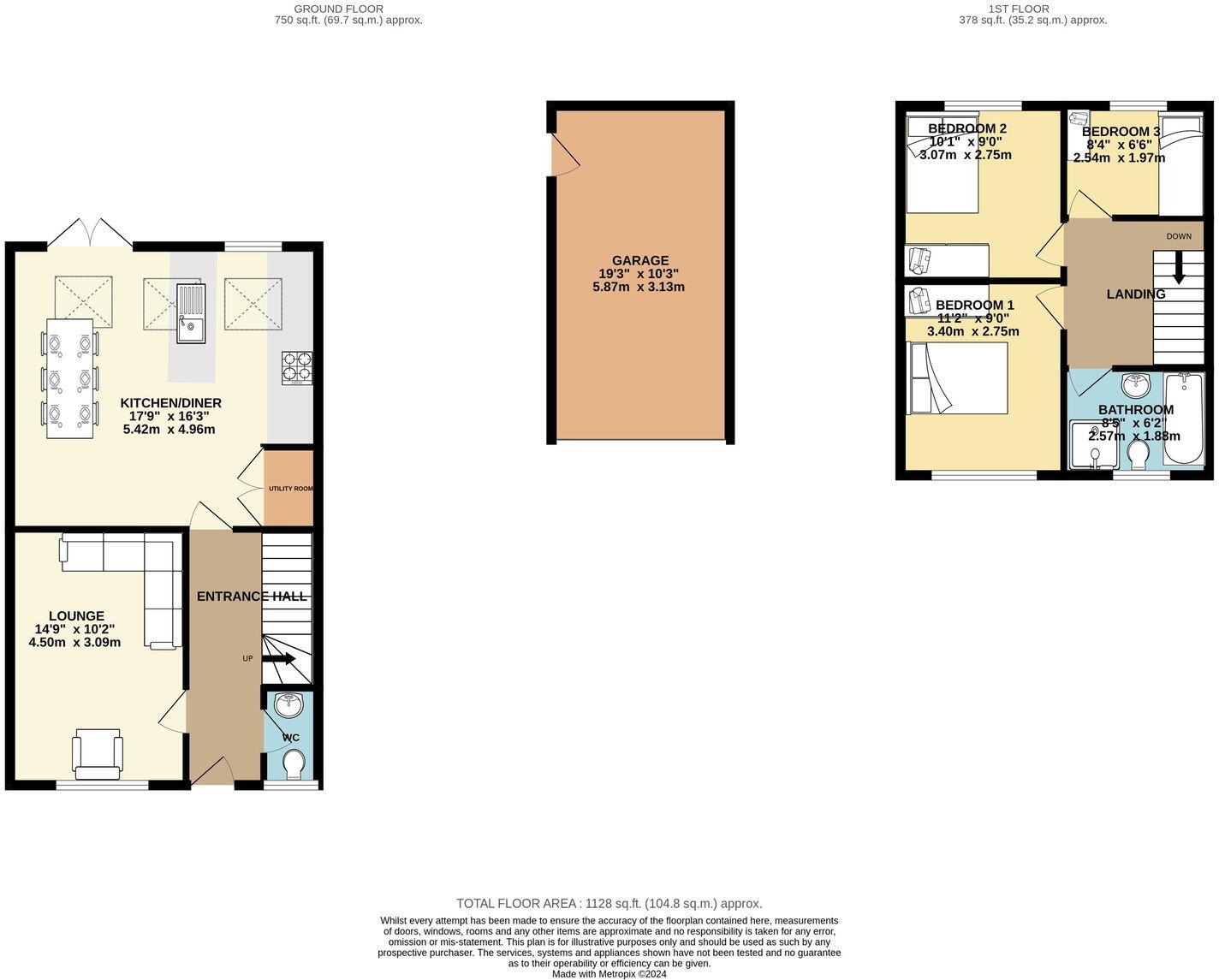 8, Eastbourne Crescent, Stockport floorplan