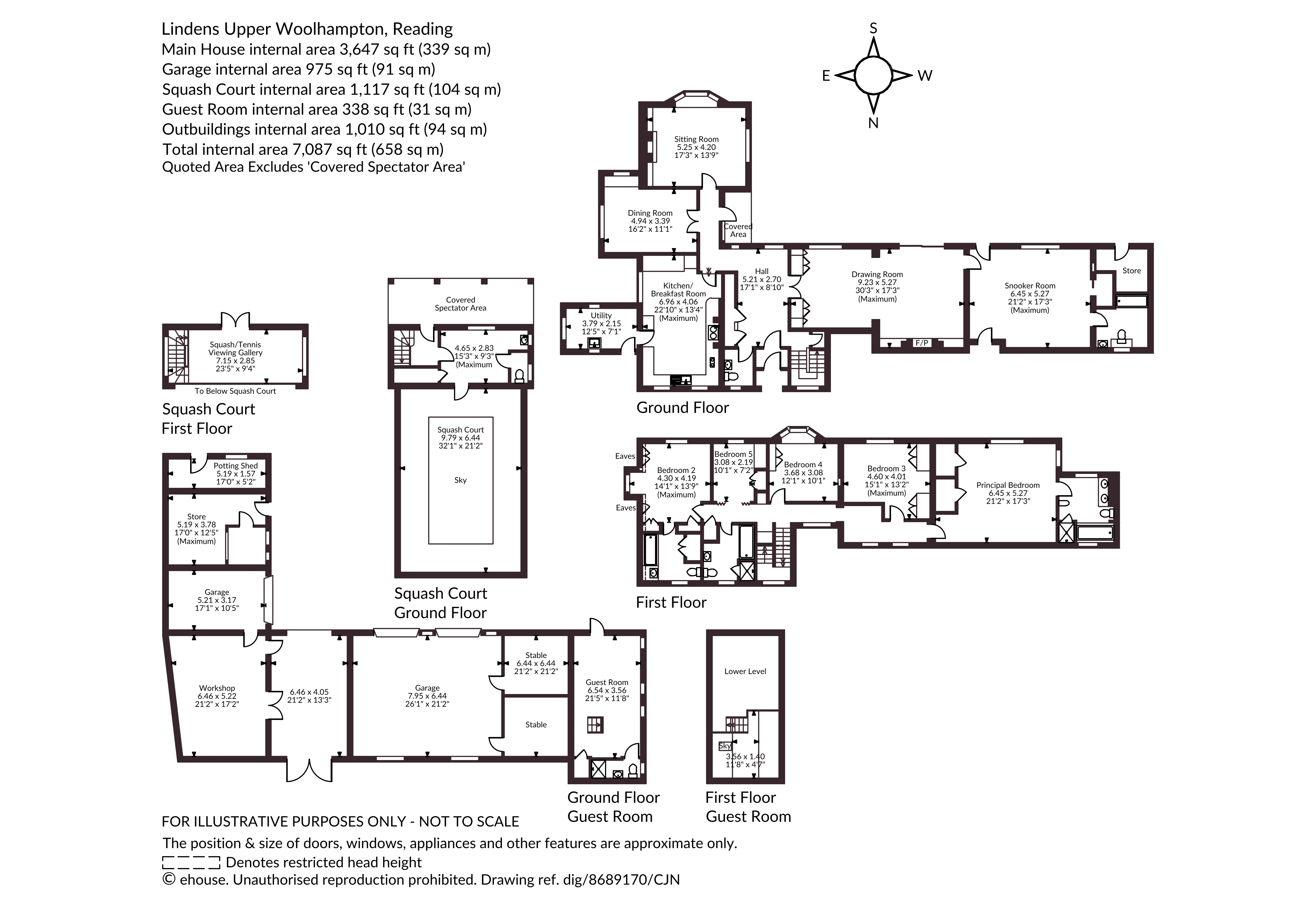 Lindens,, Upper Woolhampton, Berkshire floorplan