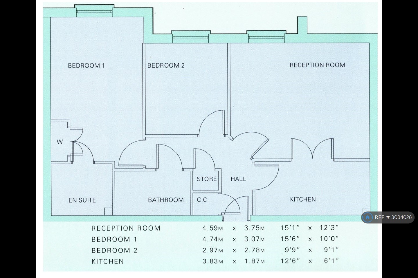 Flat, Grace Gardens Crookham Road, Fleet floorplan