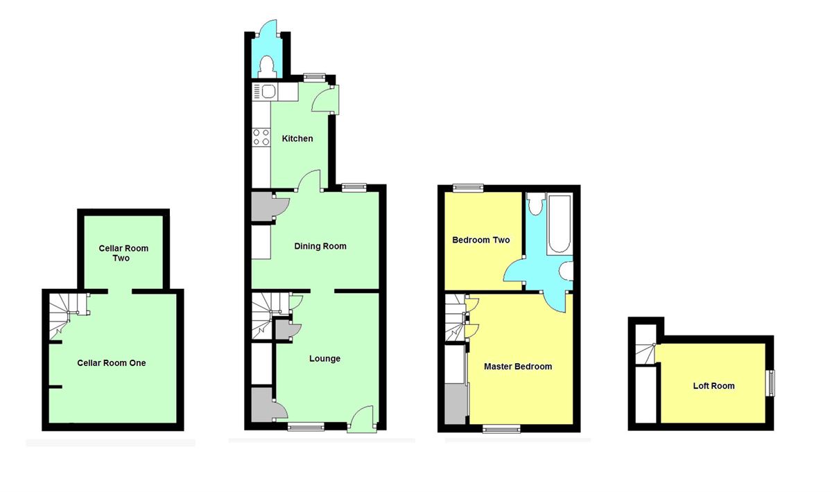 2 Bedrooms Terraced house for sale in Herne Street, Herne Bay CT6