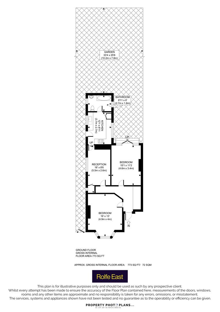 Ground Floor, 9, Third Avenue, Acton floorplan