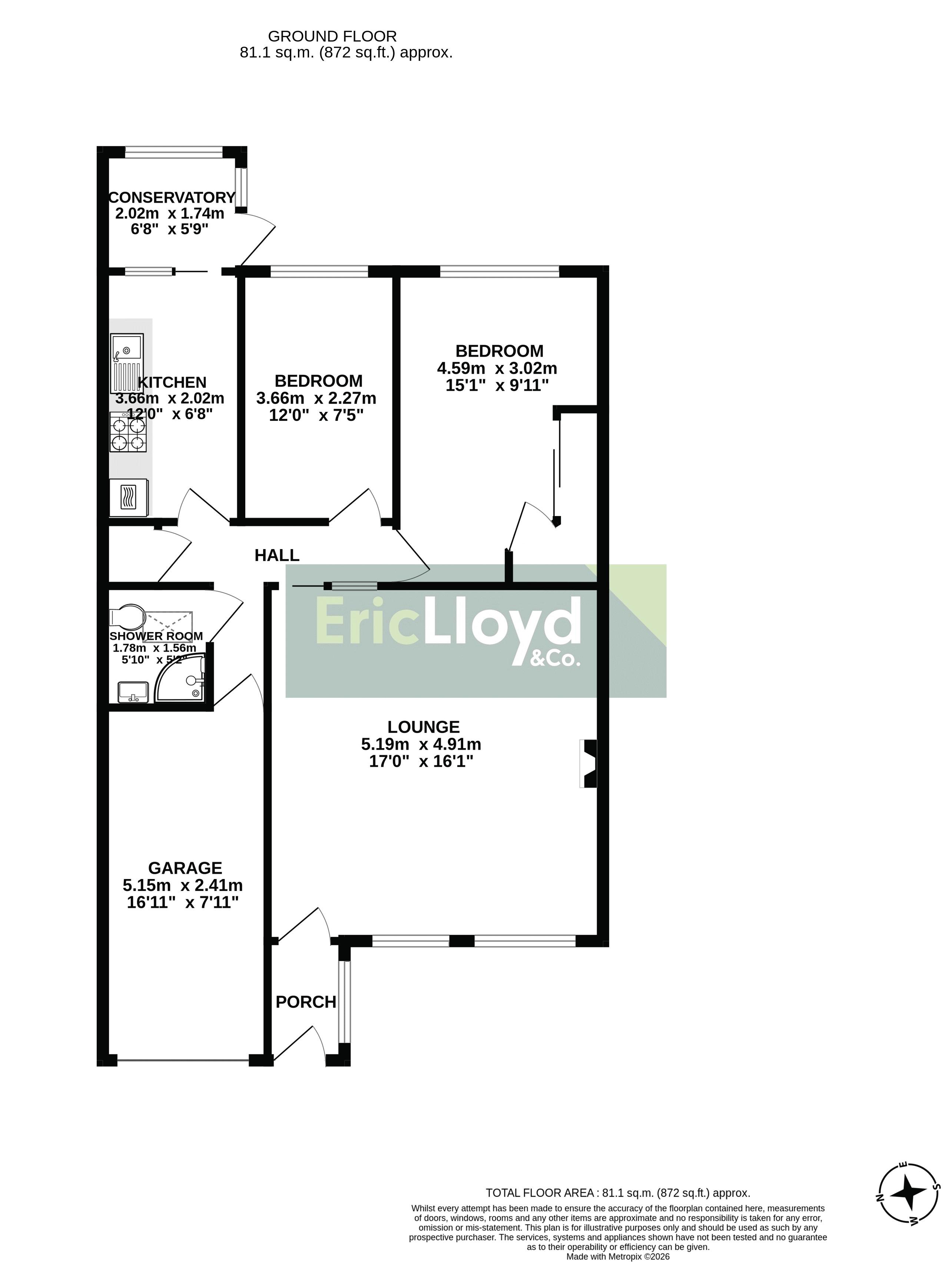 23, Tavistock Place, Paignton floorplan
