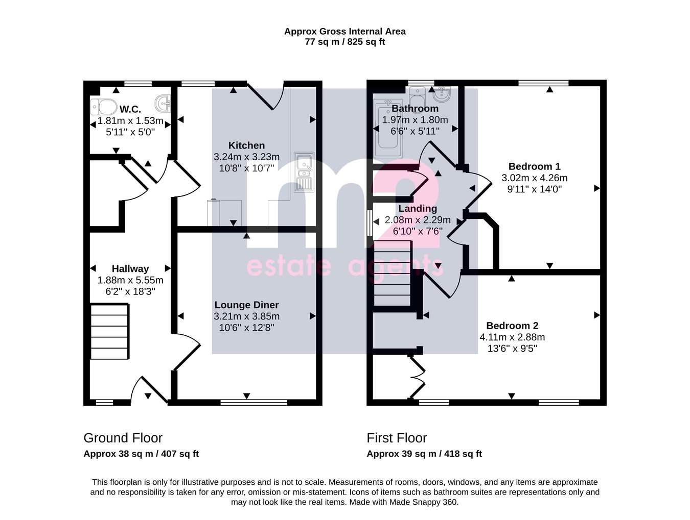70, Maindiff Drive, Abergavenny floorplan
