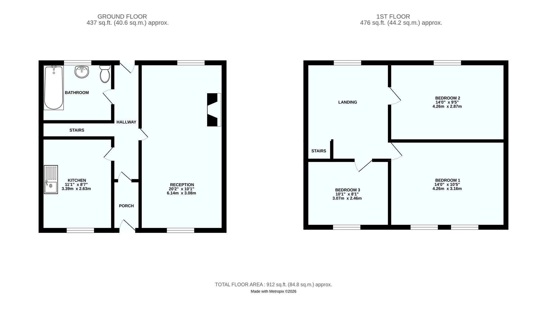 17 Pendarves Street, Tuckingmill Camborne Cornwall, Cornwall floorplan