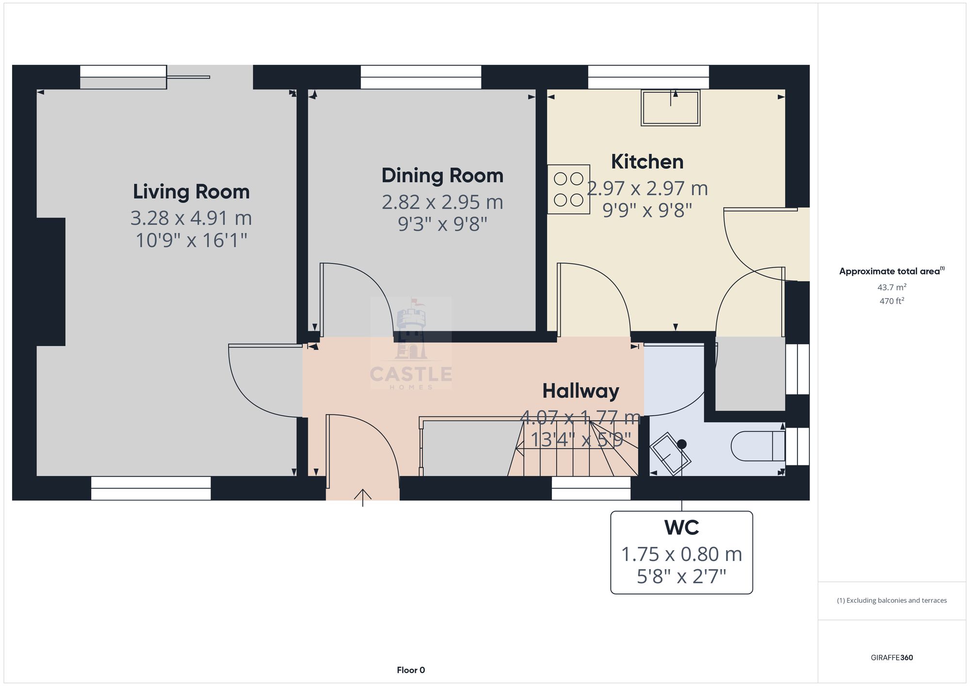 4 Lingfield Close, Darlington floorplan