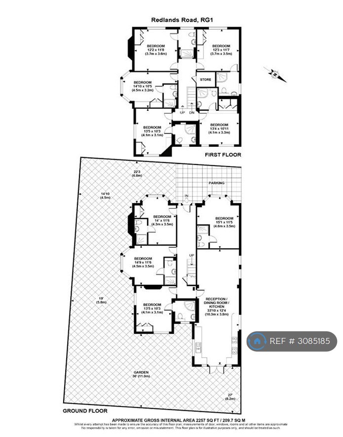 Reading floorplan