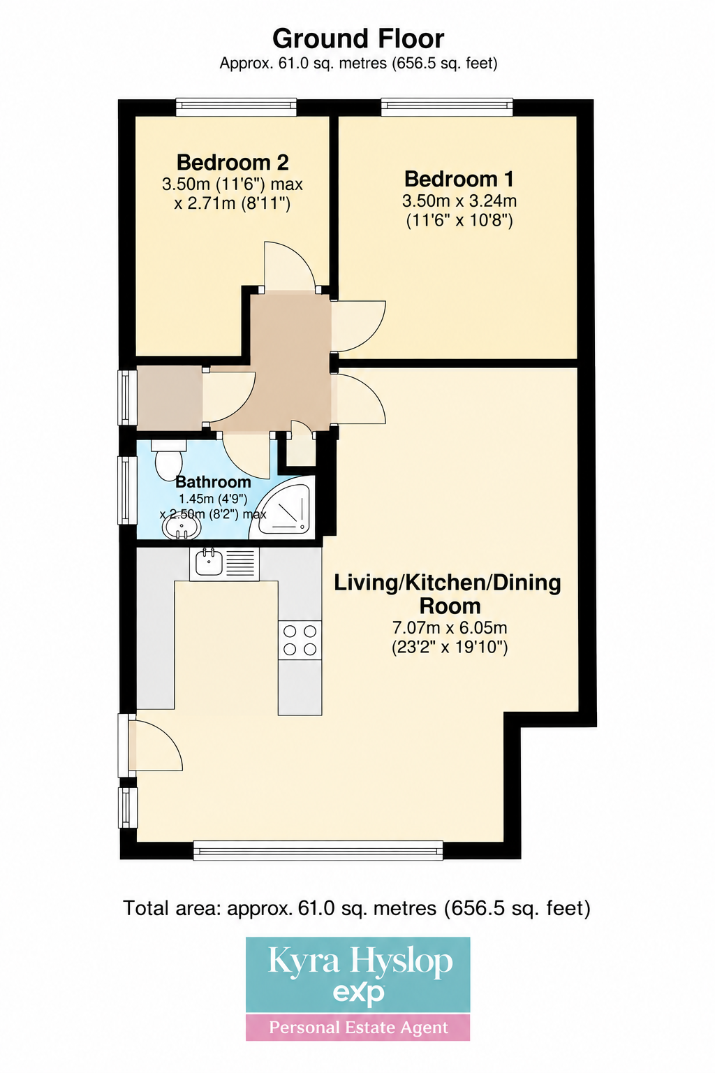 The Marles, Exmouth floorplan