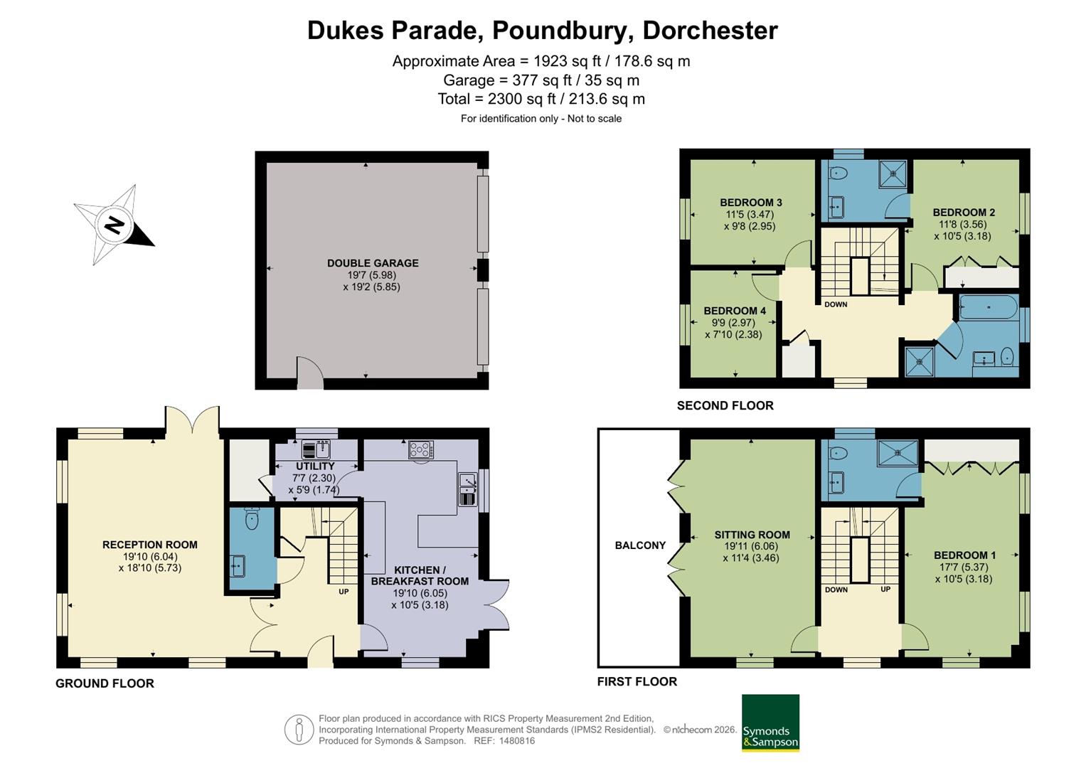 41, Dukes Parade, Dorchester floorplan