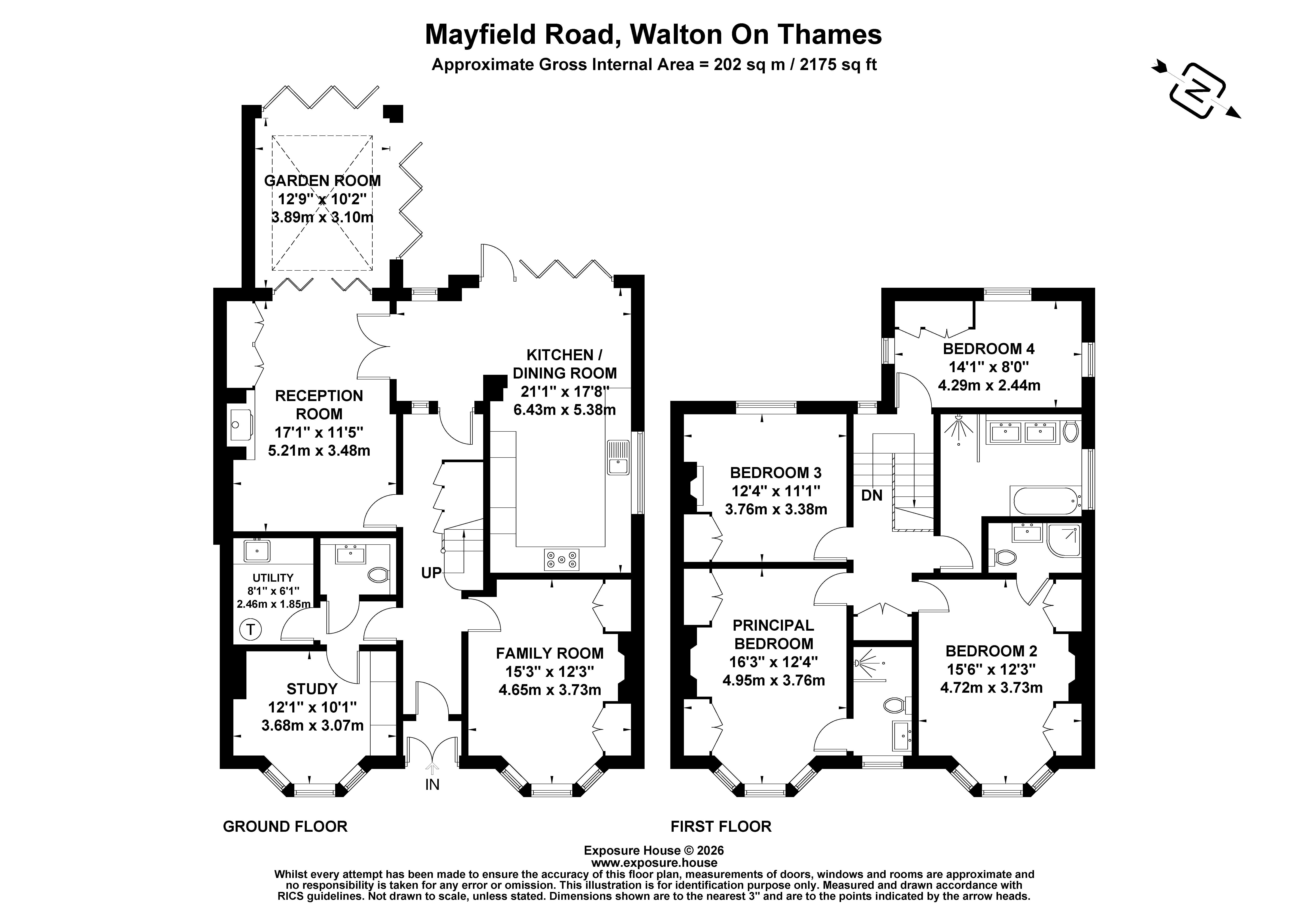 11, Mayfield Road, Walton-on-Thames floorplan