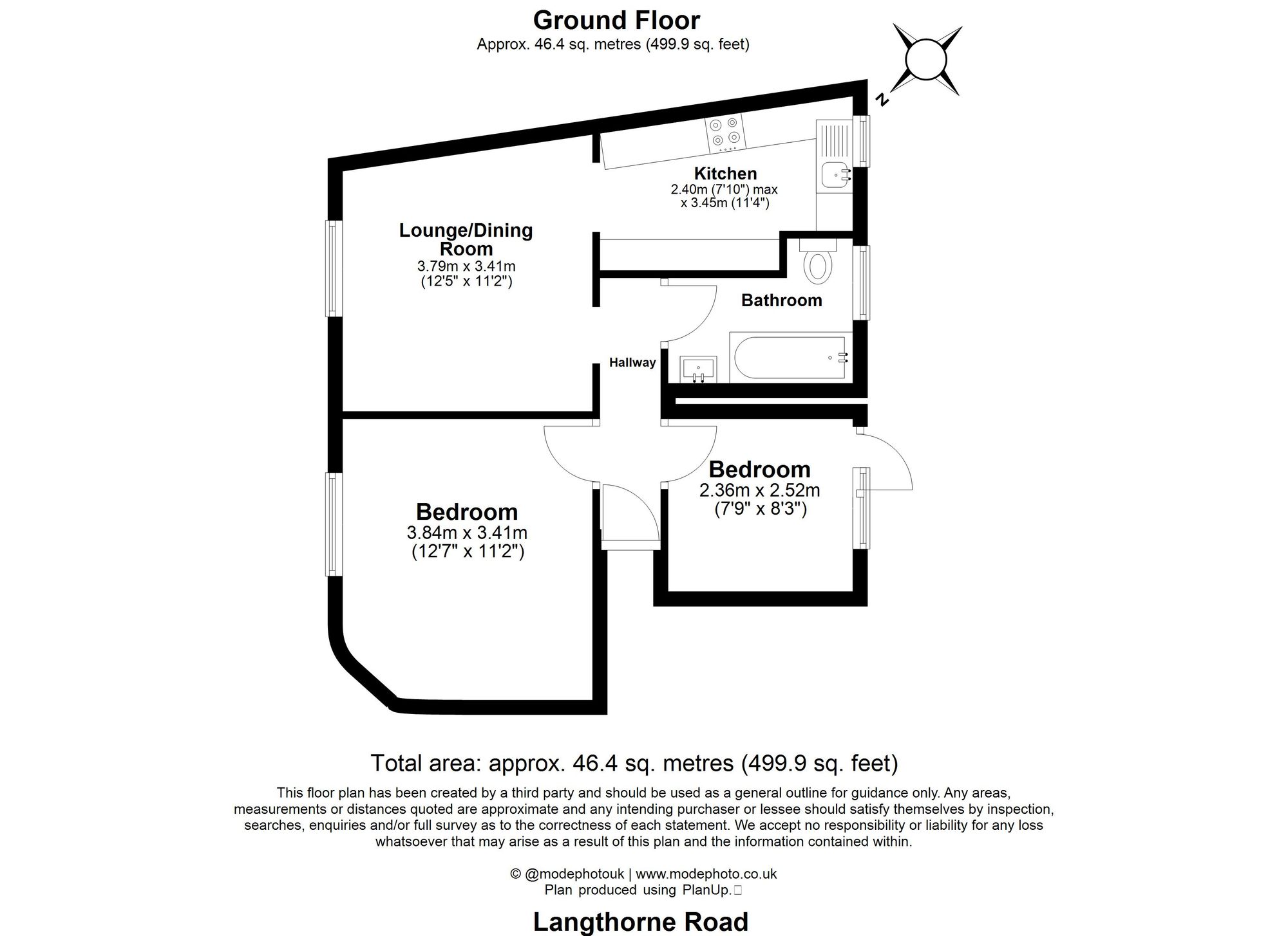 118 Langthorne Road, London floorplan