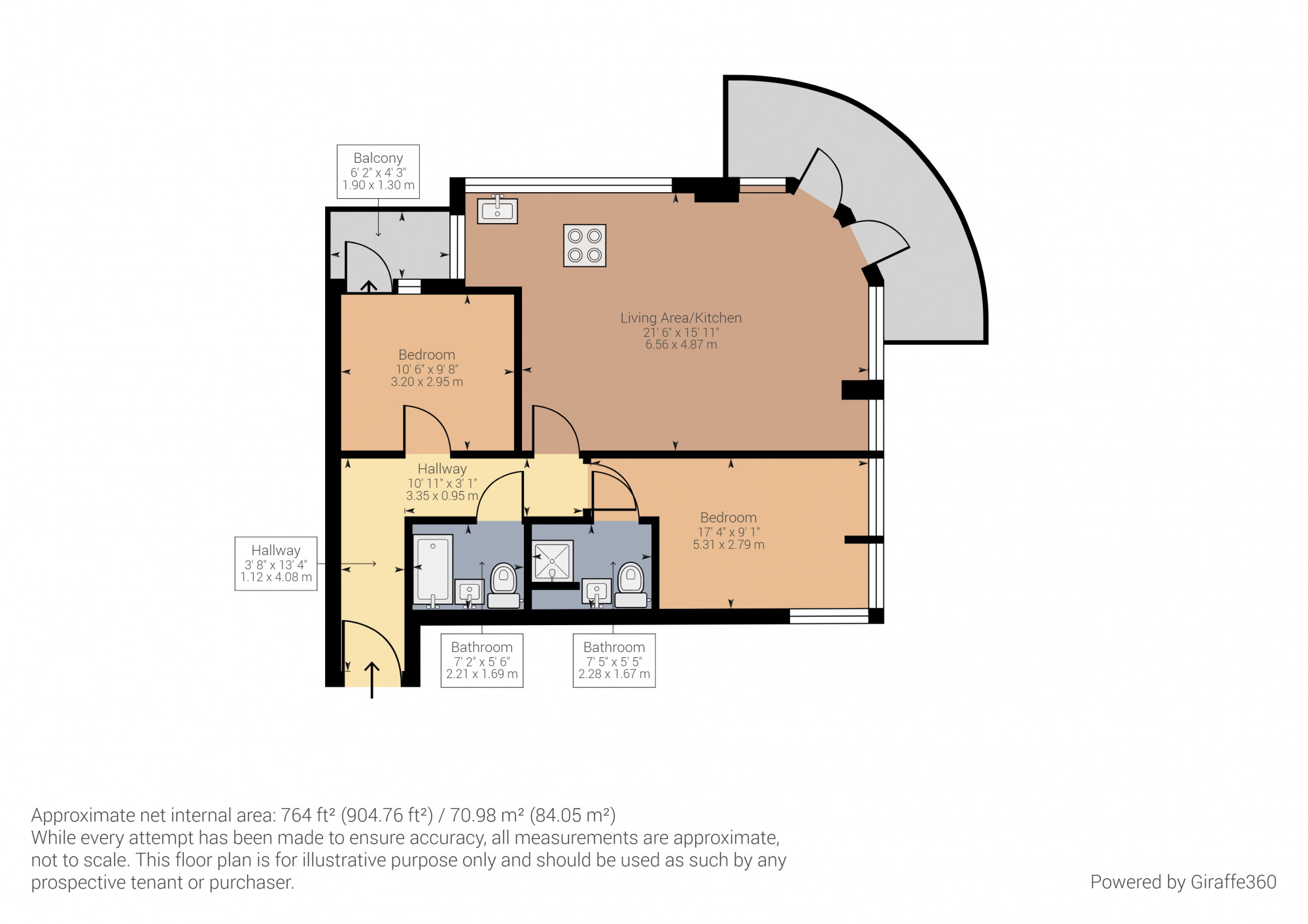 Flat 32, Bush House, Shooters Hill floorplan