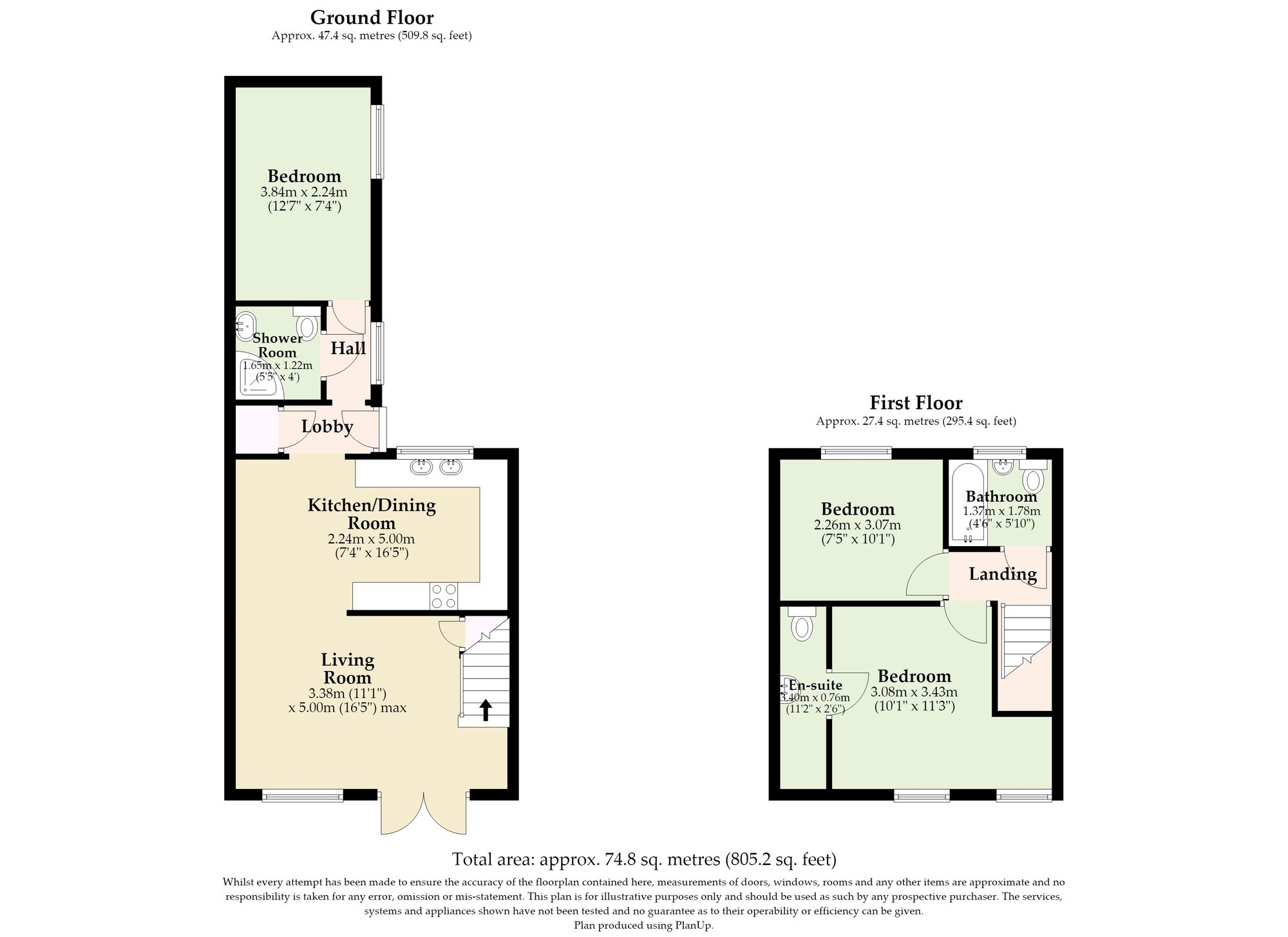 4 Prospect Place, Great Yarmouth floorplan
