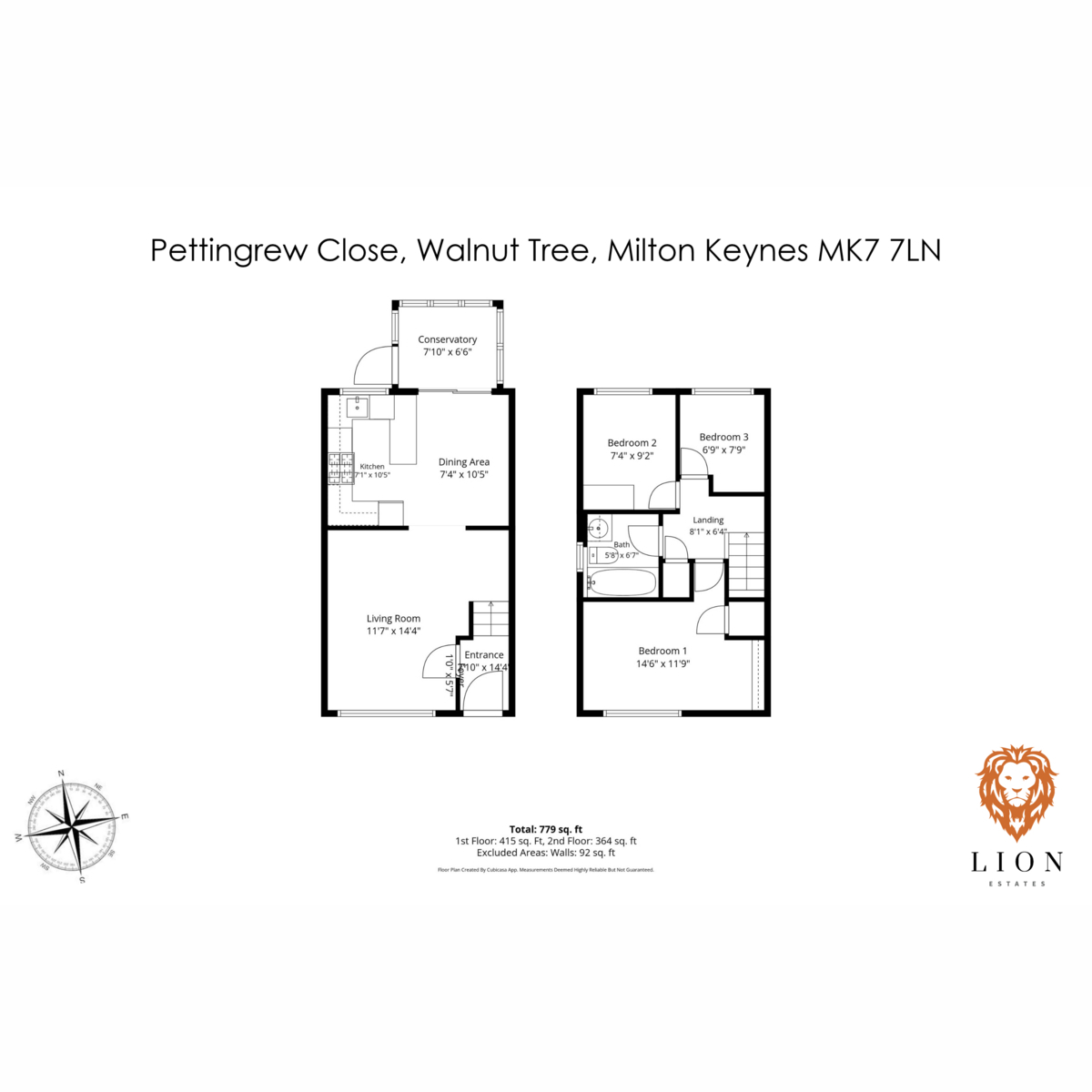 Pettingrew Close, Milton Keynes floorplan