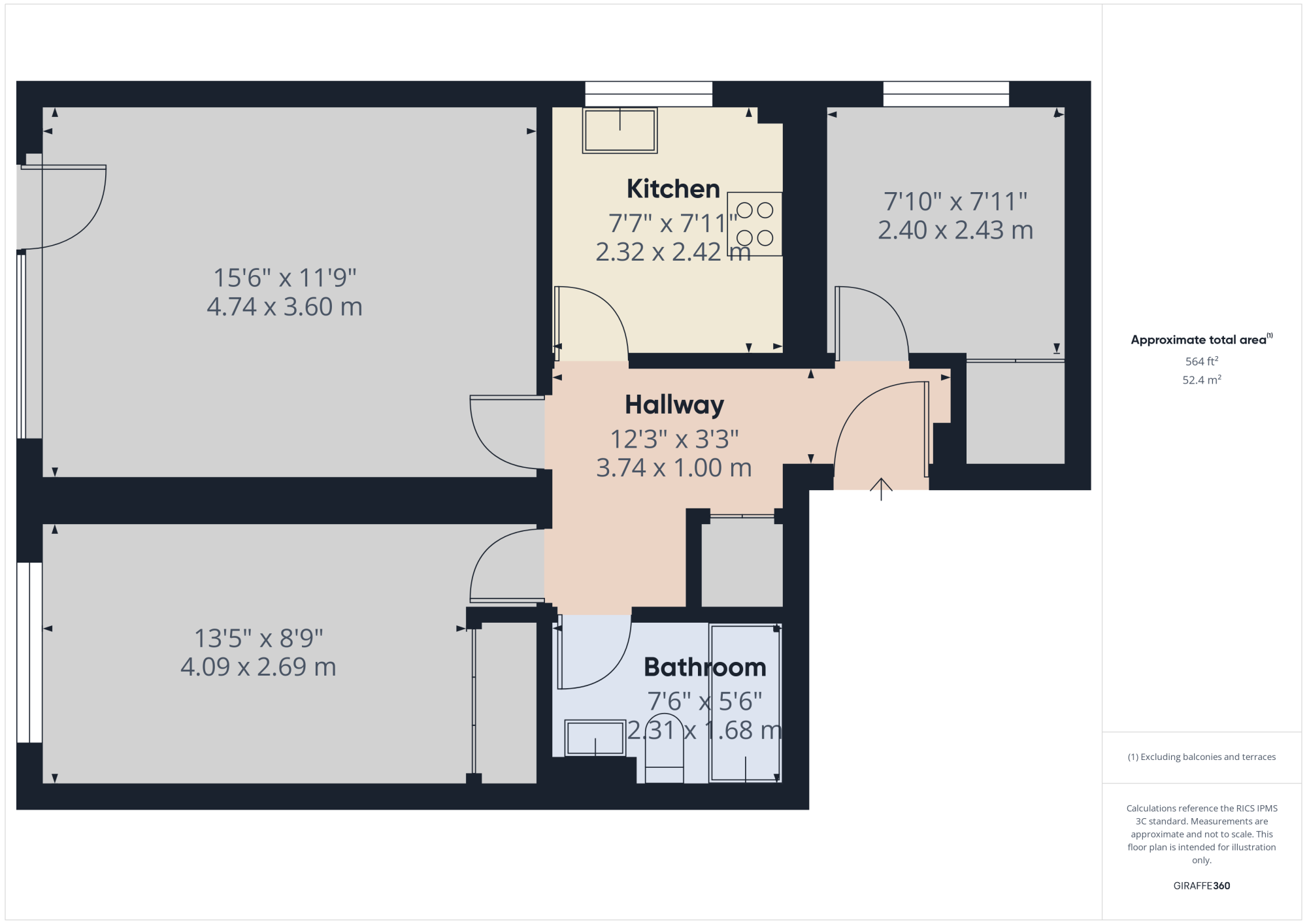 Warwick Court, Bromley floorplan