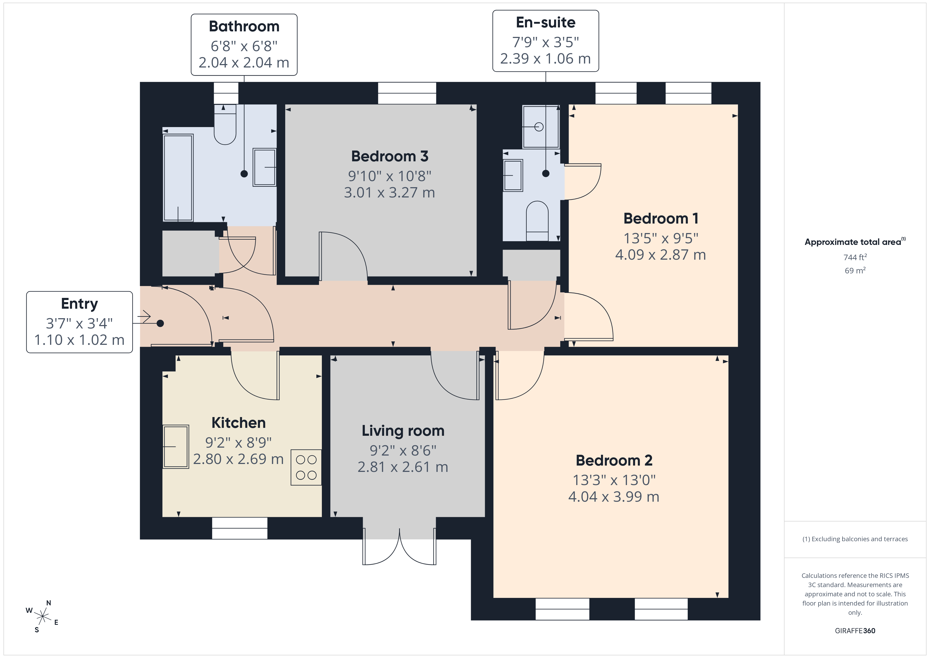 Stokesay Walk, Nottingham floorplan