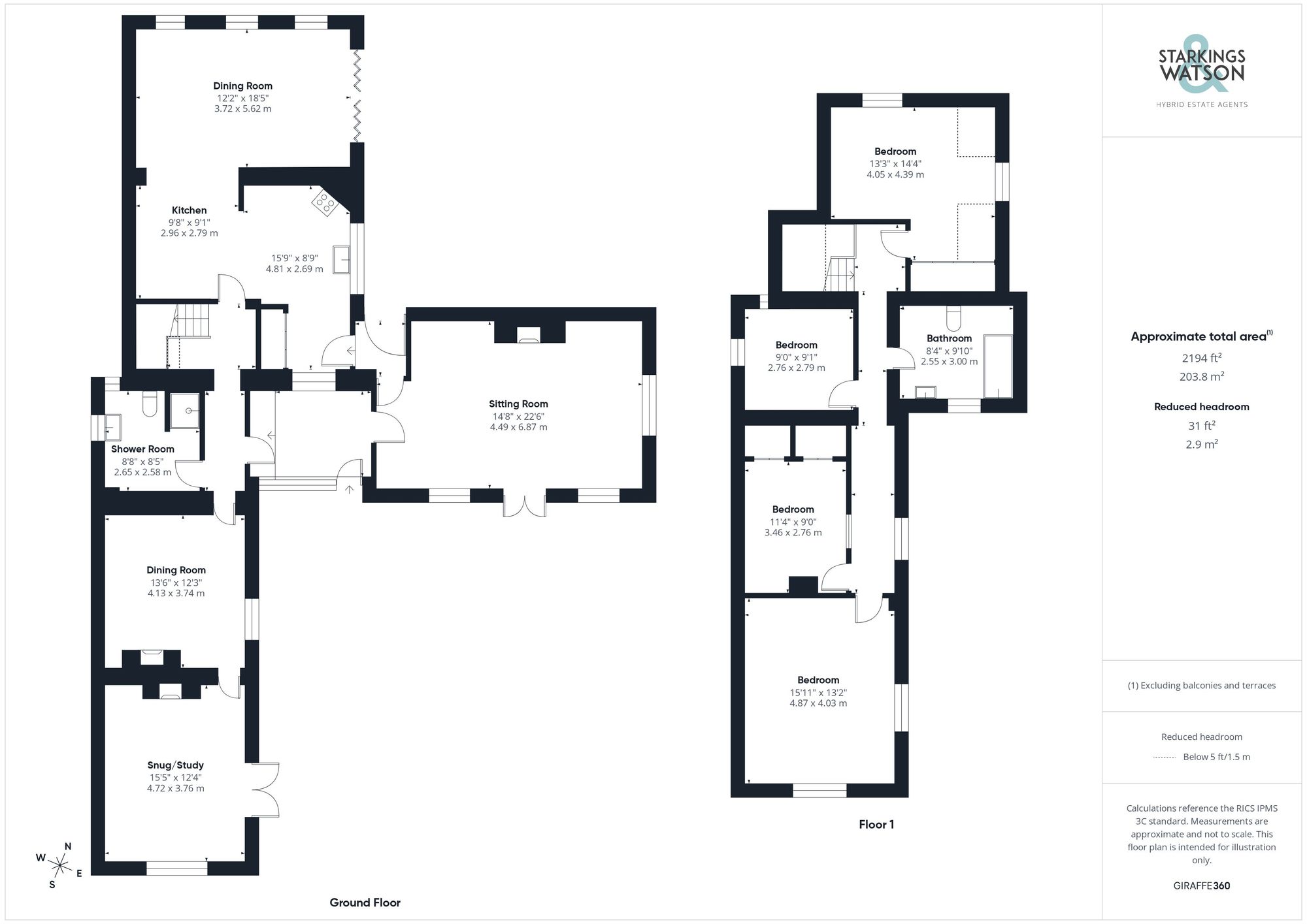 Thistledown Cottage Chandler Road, Norwich floorplan