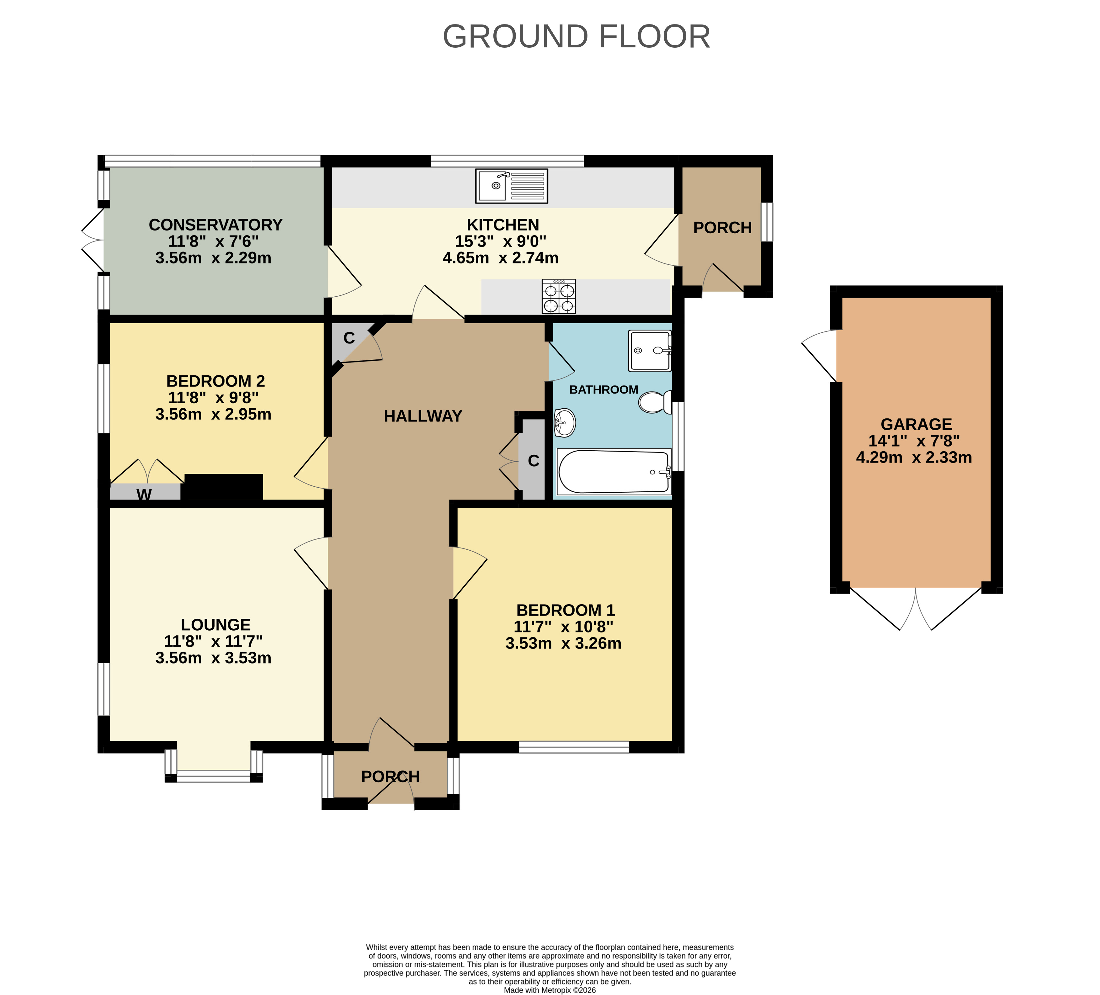 The Glen 1 Burlington Close, Barnstaple Devon floorplan
