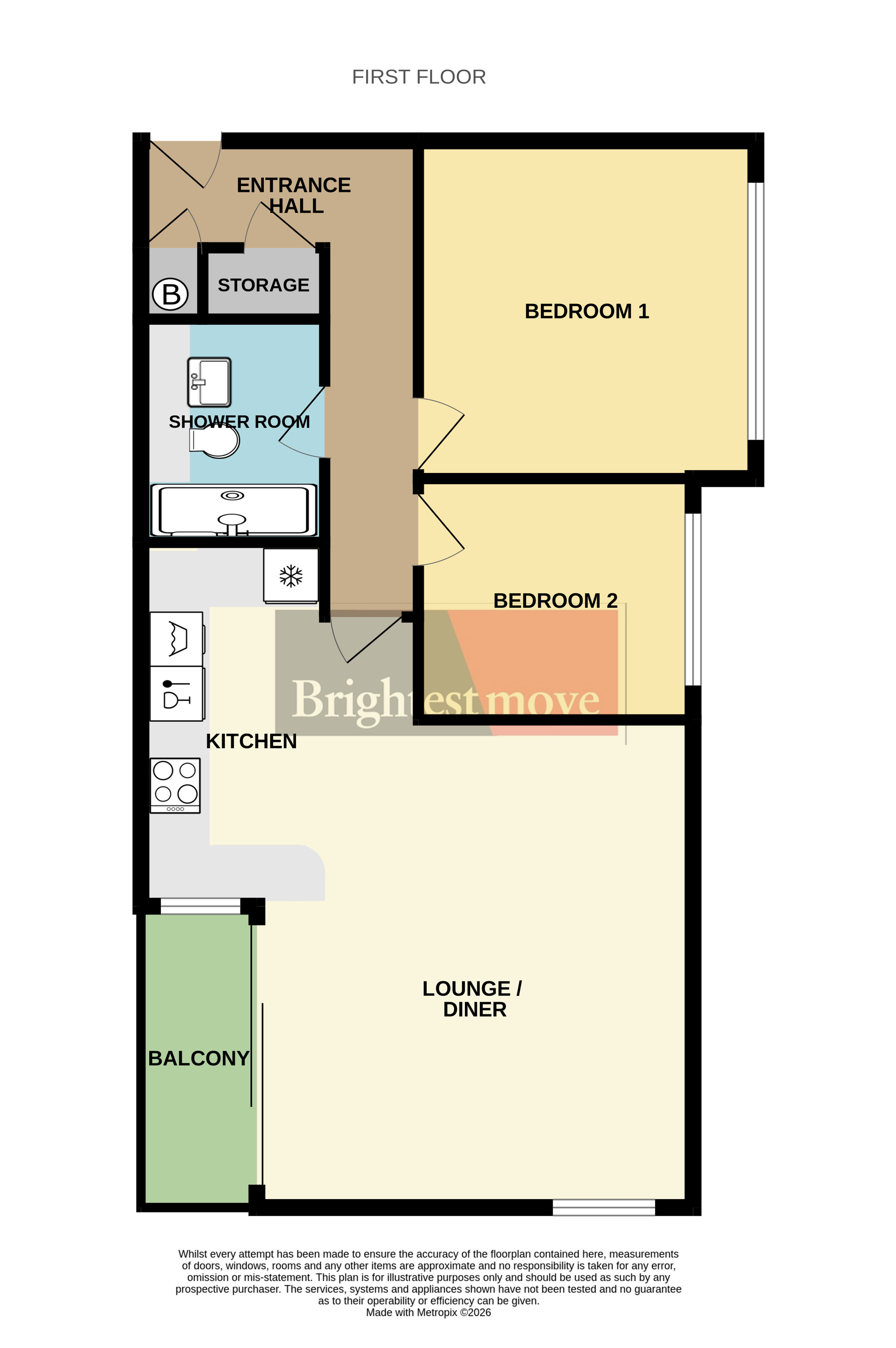 4, Beach Court, Weston-super-Mare, North Somerset floorplan