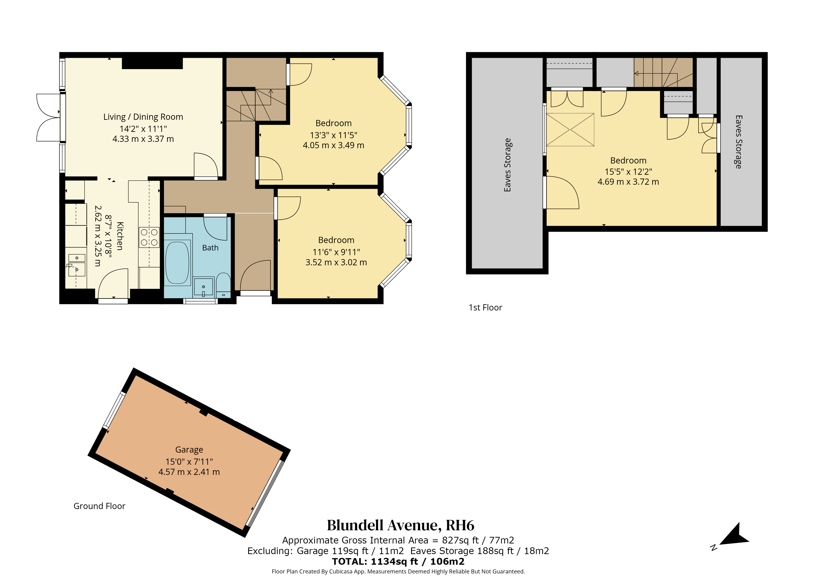 Blundell Avenue, Surrey floorplan