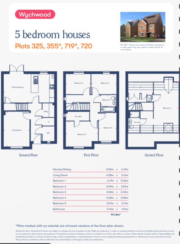 Chamberhouse Crescent, Peterborough floorplan
