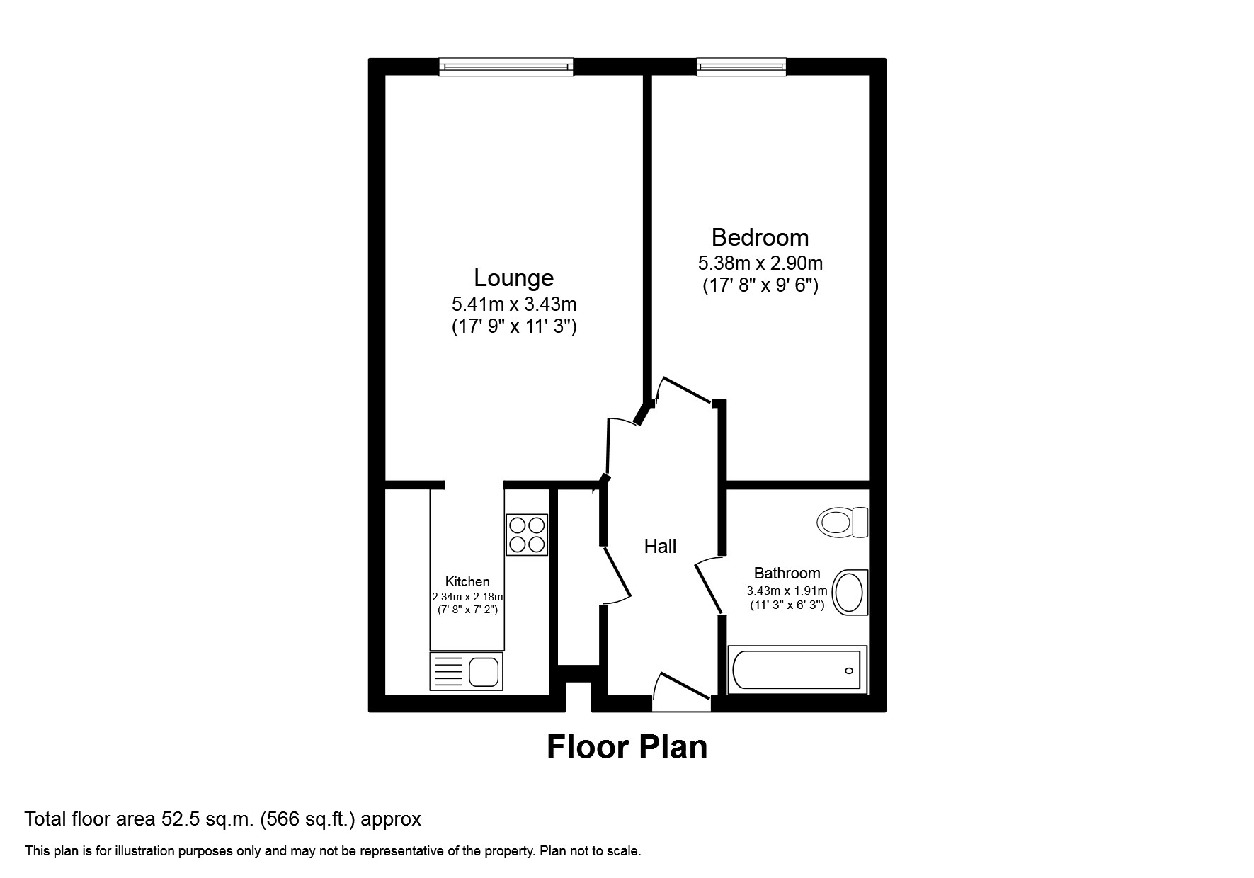 4, Princes Court, Monton floorplan