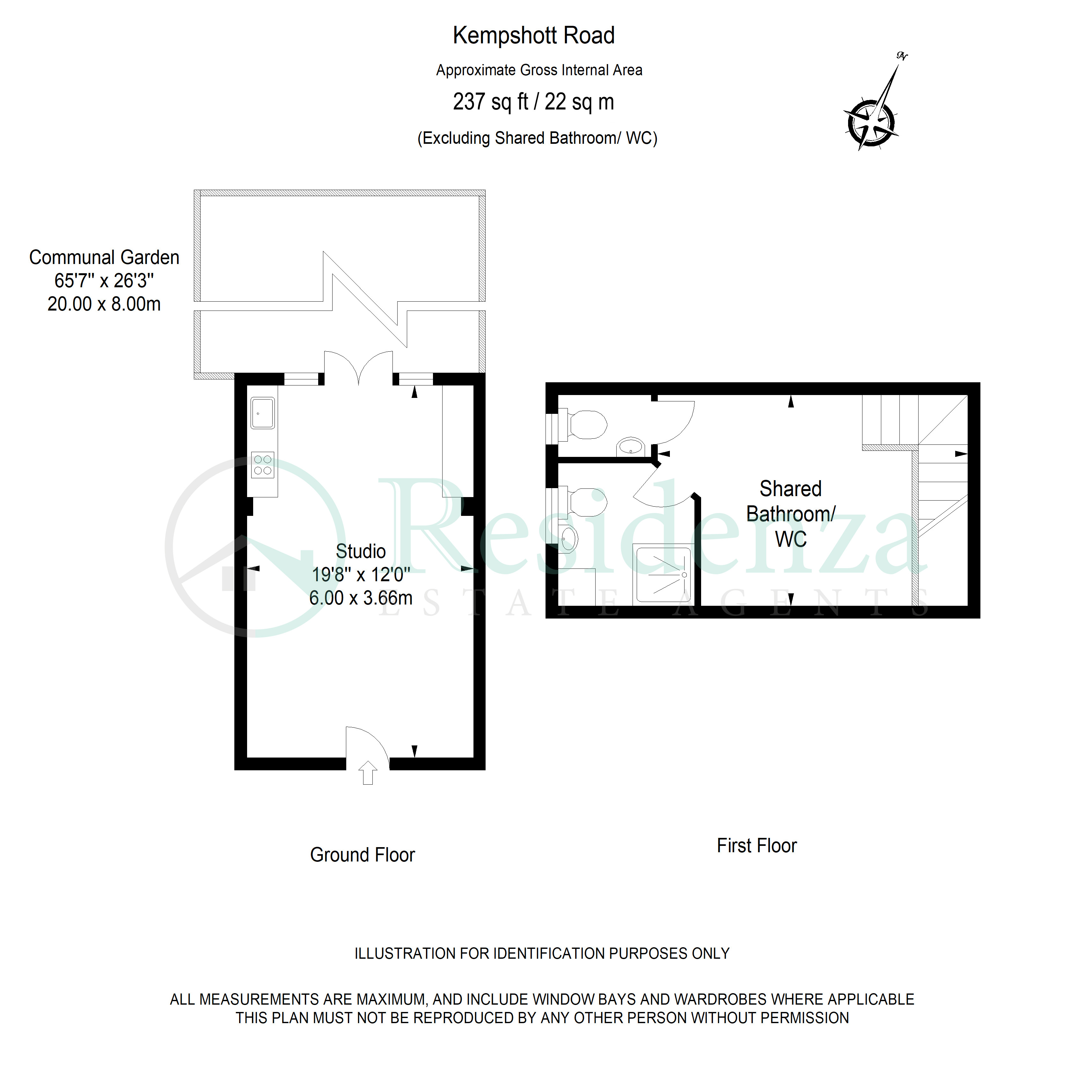 48, Kempshott Road, London floorplan