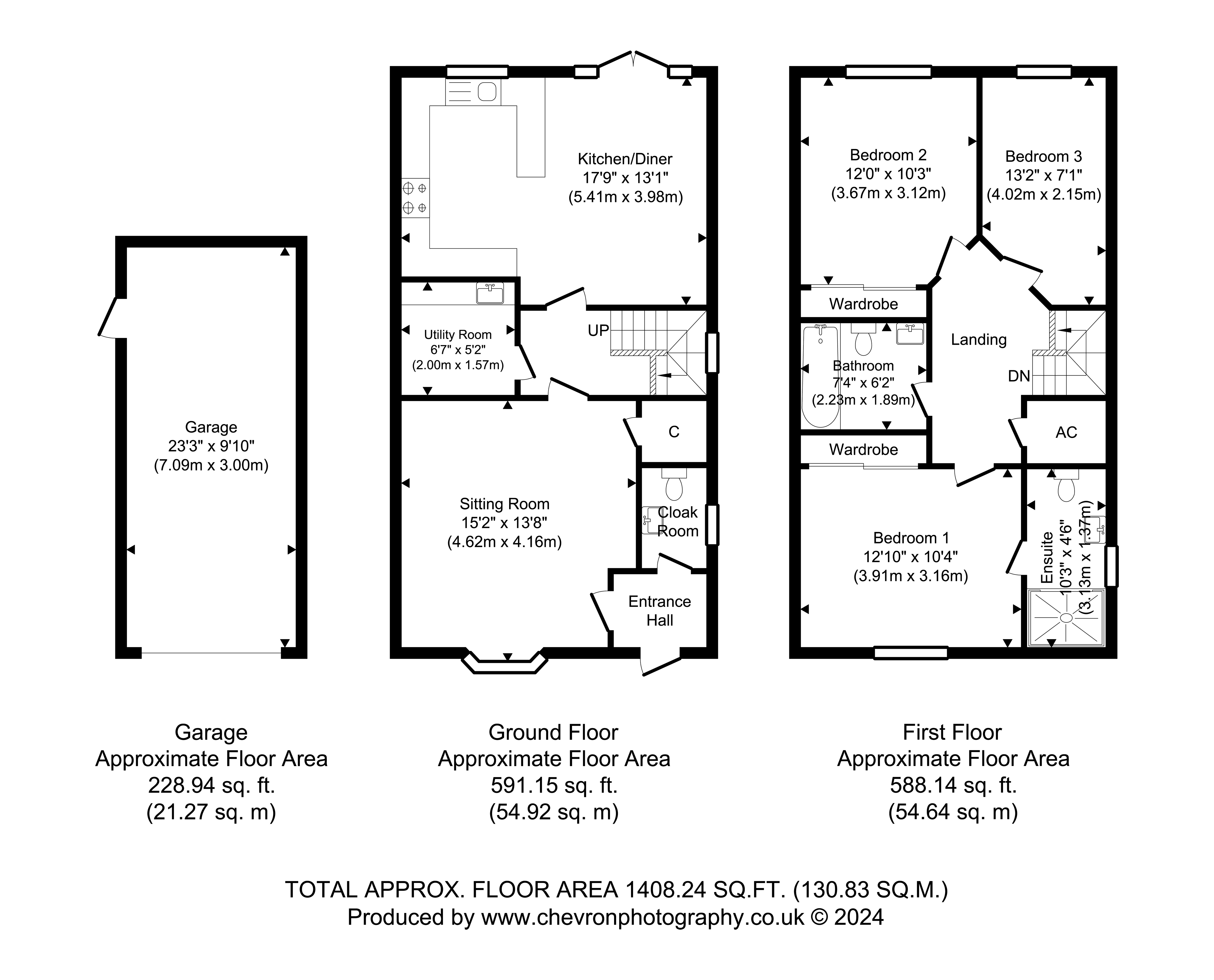 4, Hill Farm Way, Colchester floorplan