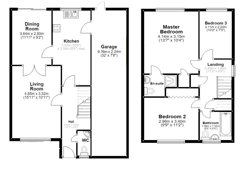 3, Derwent Road, Burton-on-trent floorplan