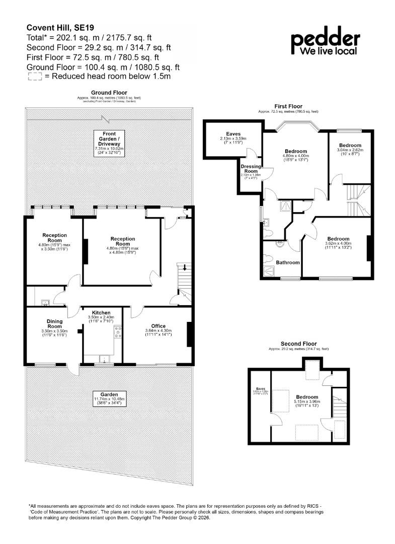 2, Convent Hill, London floorplan