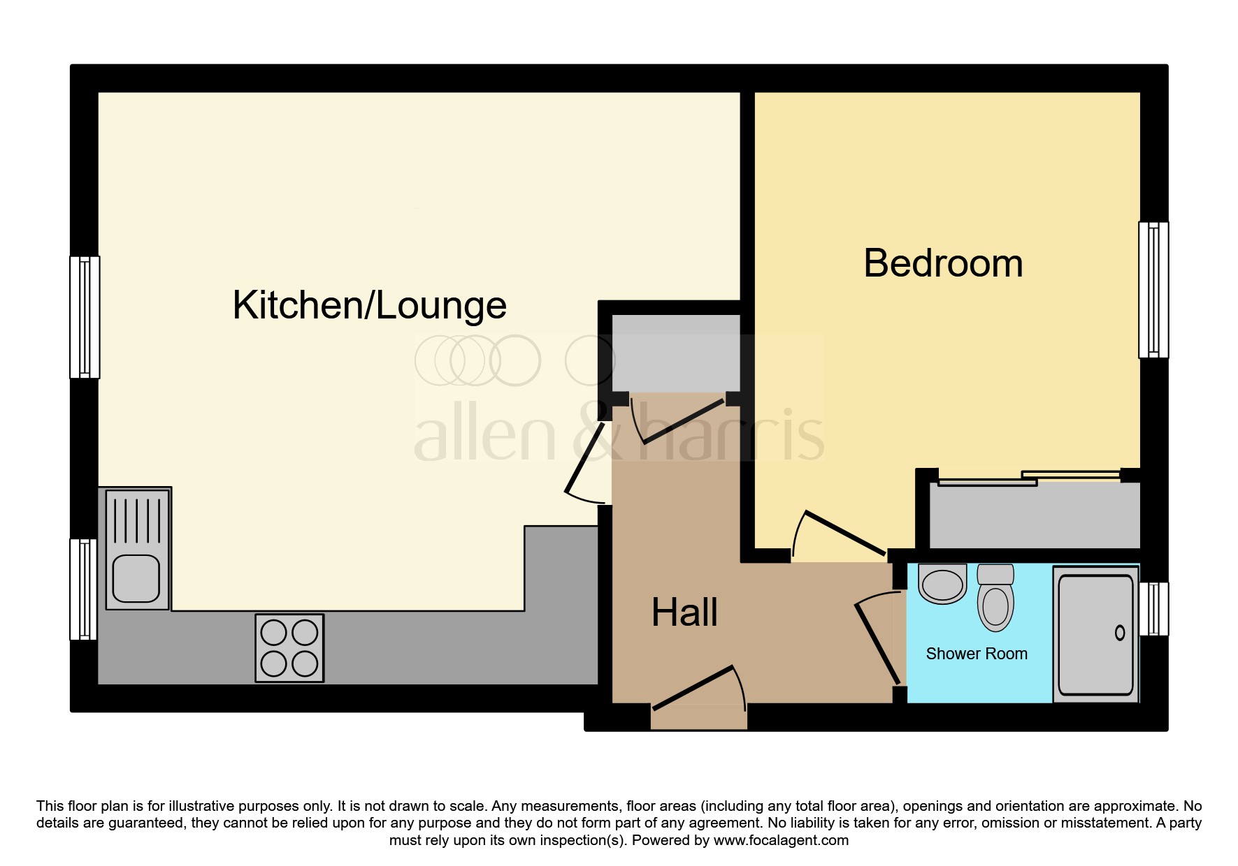 North Hamilton Street, Kilmarnock KA1, 1 bedroom flat for sale