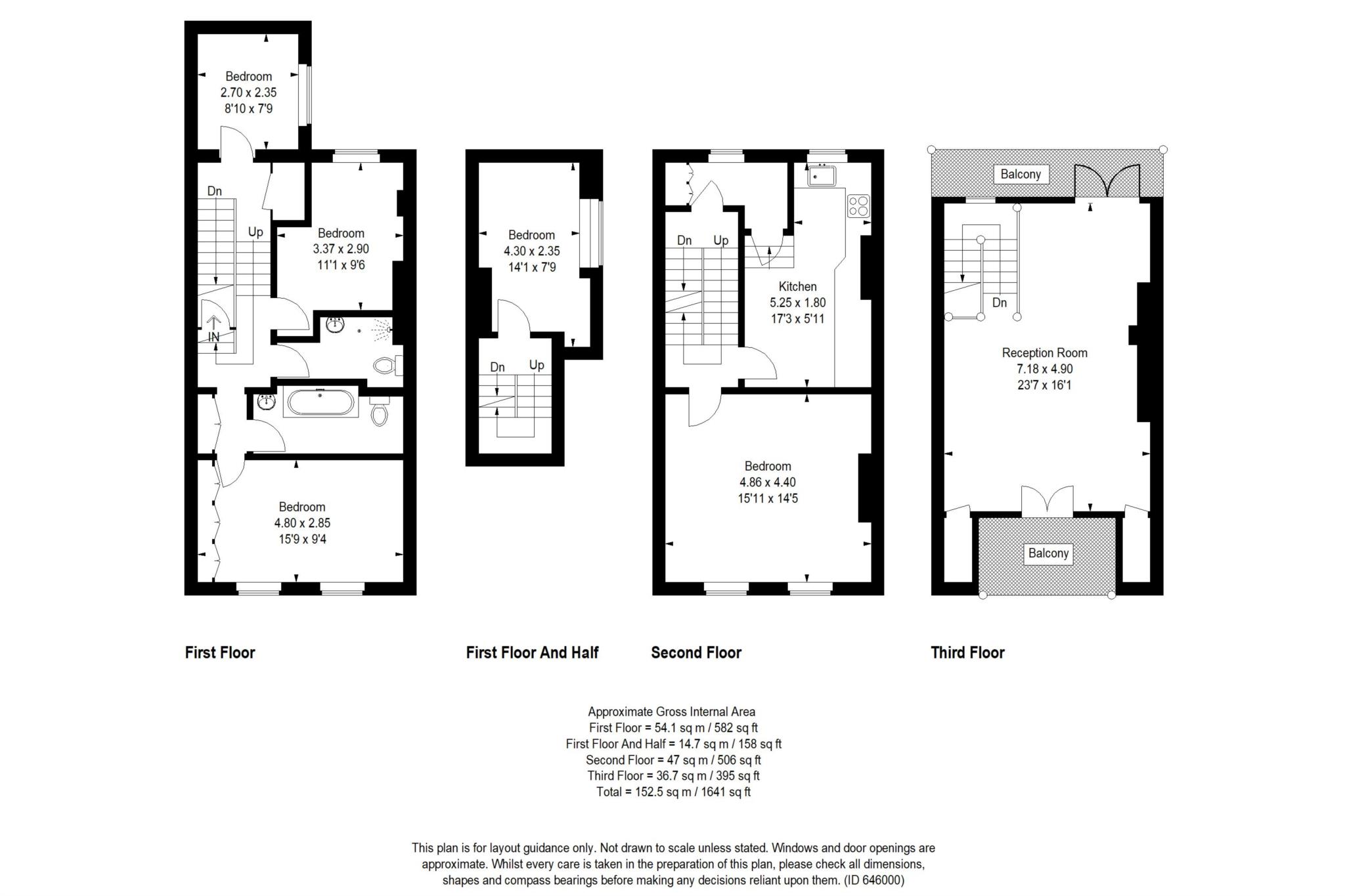 Top Maisonette, Moreton Place, London floorplan
