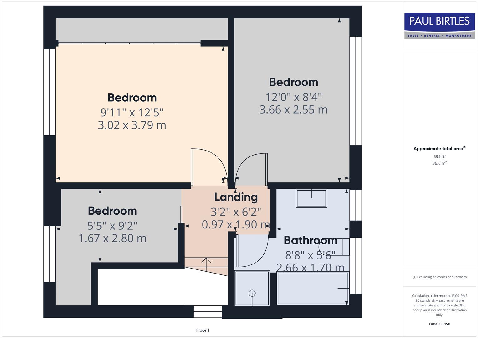 98, Bent Lanes, Manchester floorplan