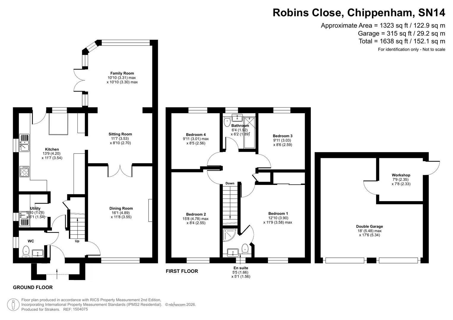 5, Robins Close, Chippenham floorplan