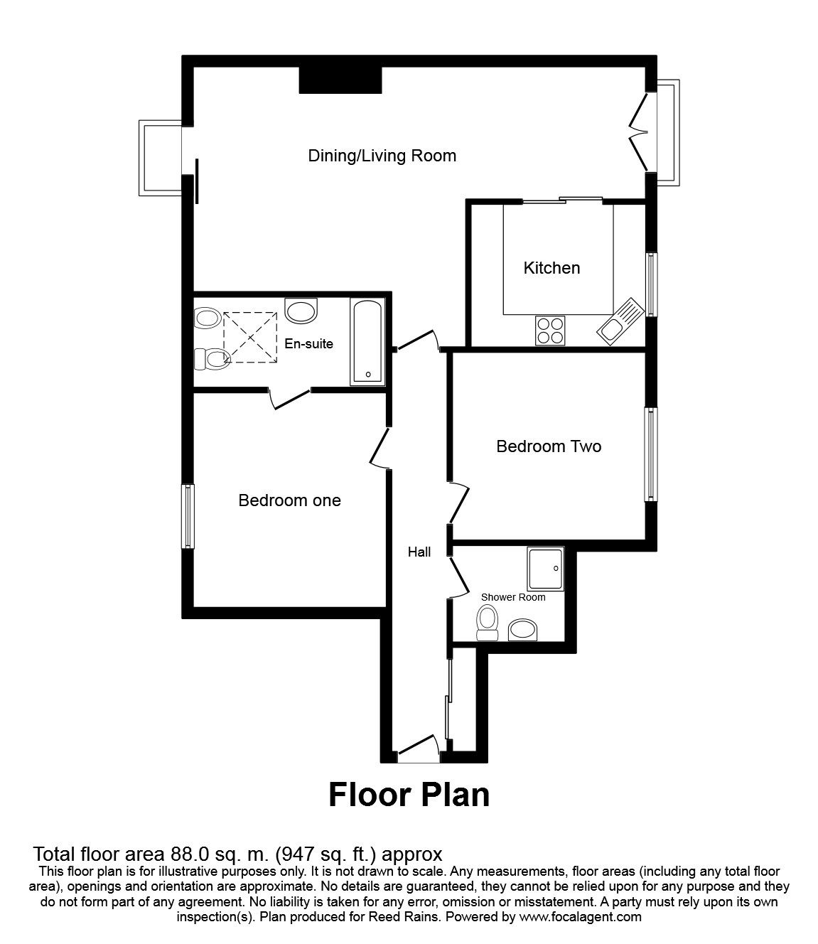2 Bedrooms Flat for sale in Parrs Wood Road, Didsbury, Manchester M20