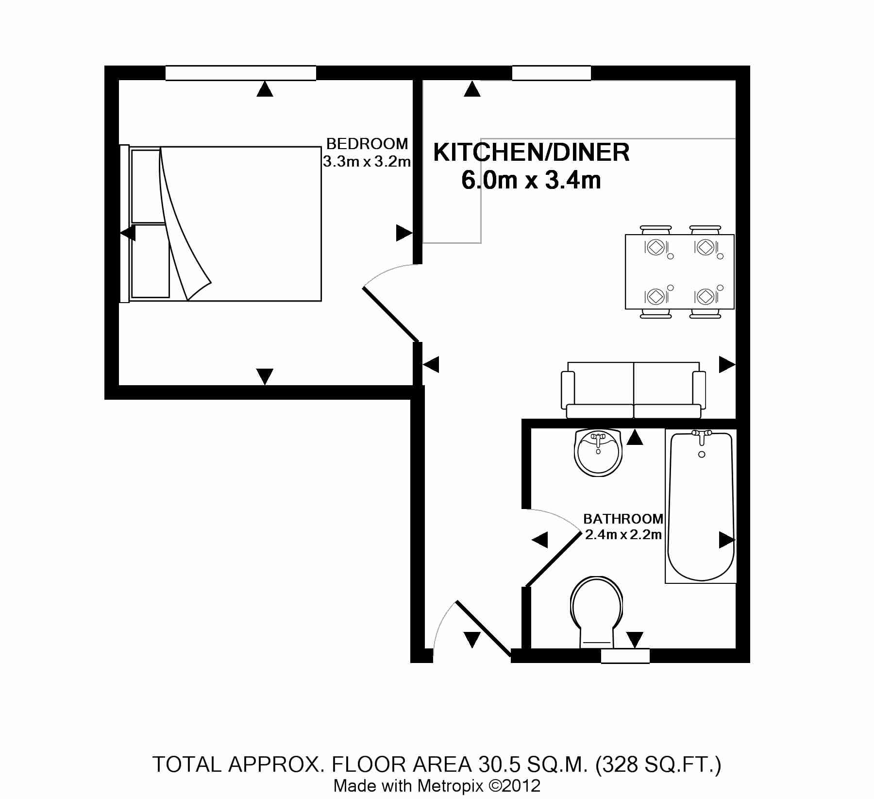 1 Bedrooms Flat to rent in Hayfield Road, North Oxford, Oxford OX2