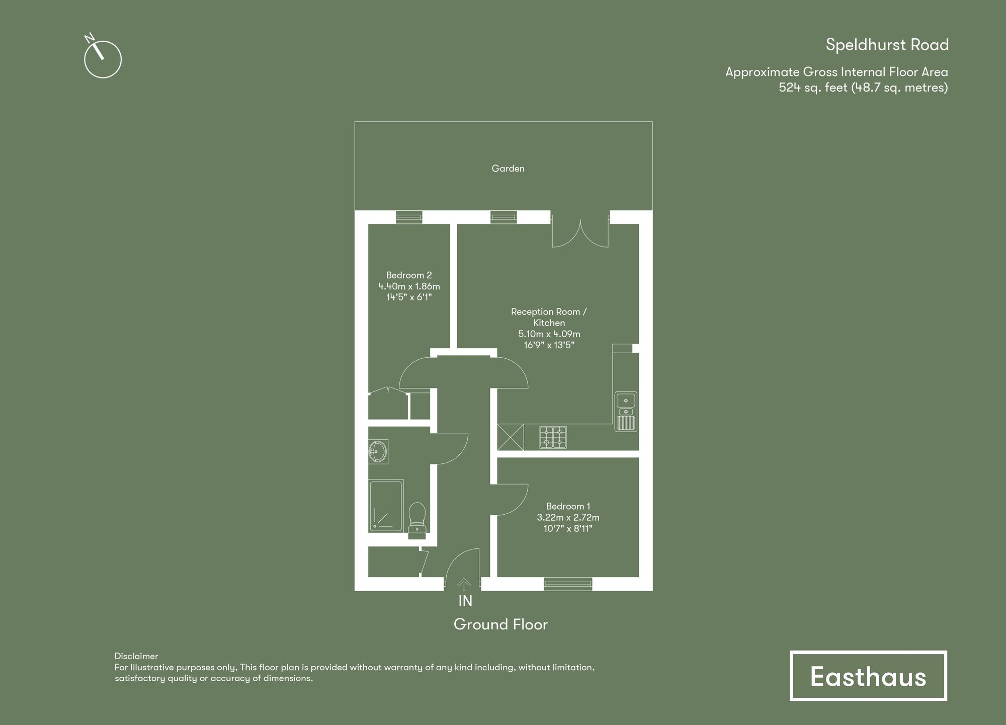 32 Speldhurst Road, London floorplan