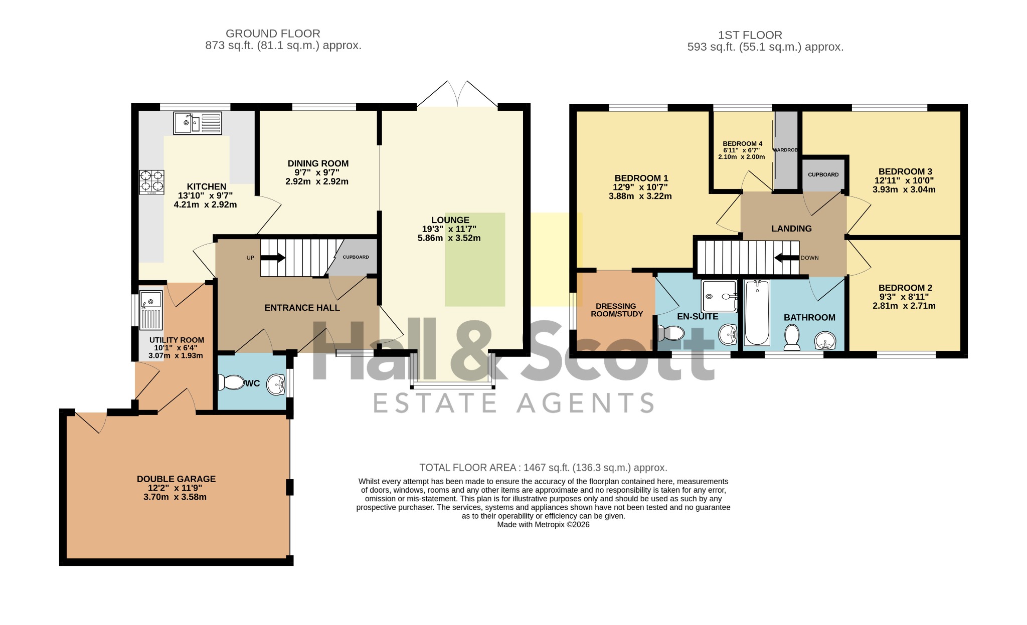 76 Claremont Field, Ottery St Mary floorplan