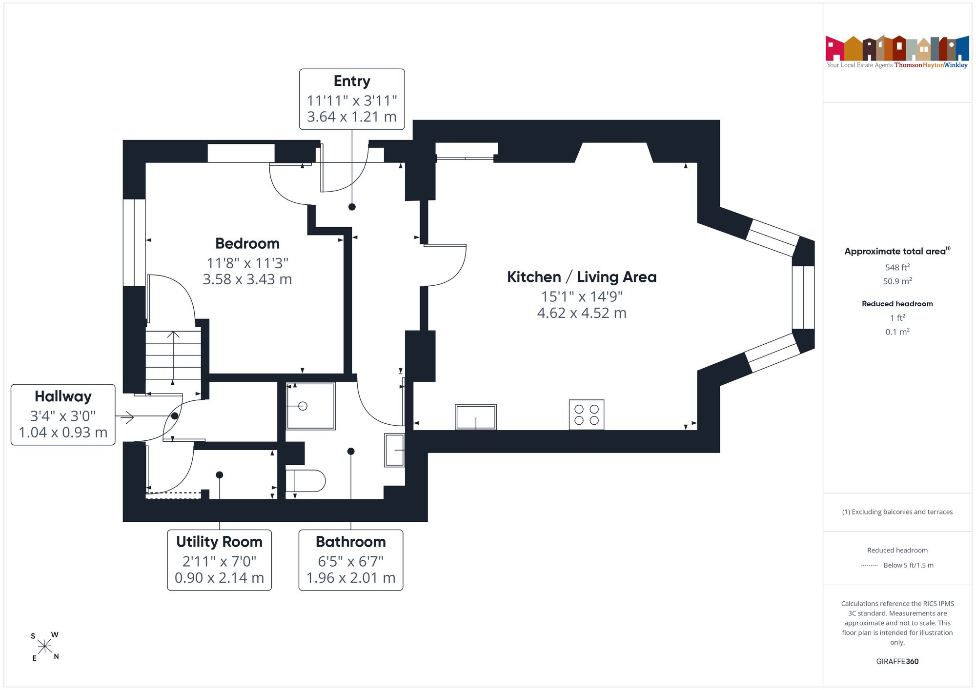 1 Westmorland House Lake Road, Windermere floorplan