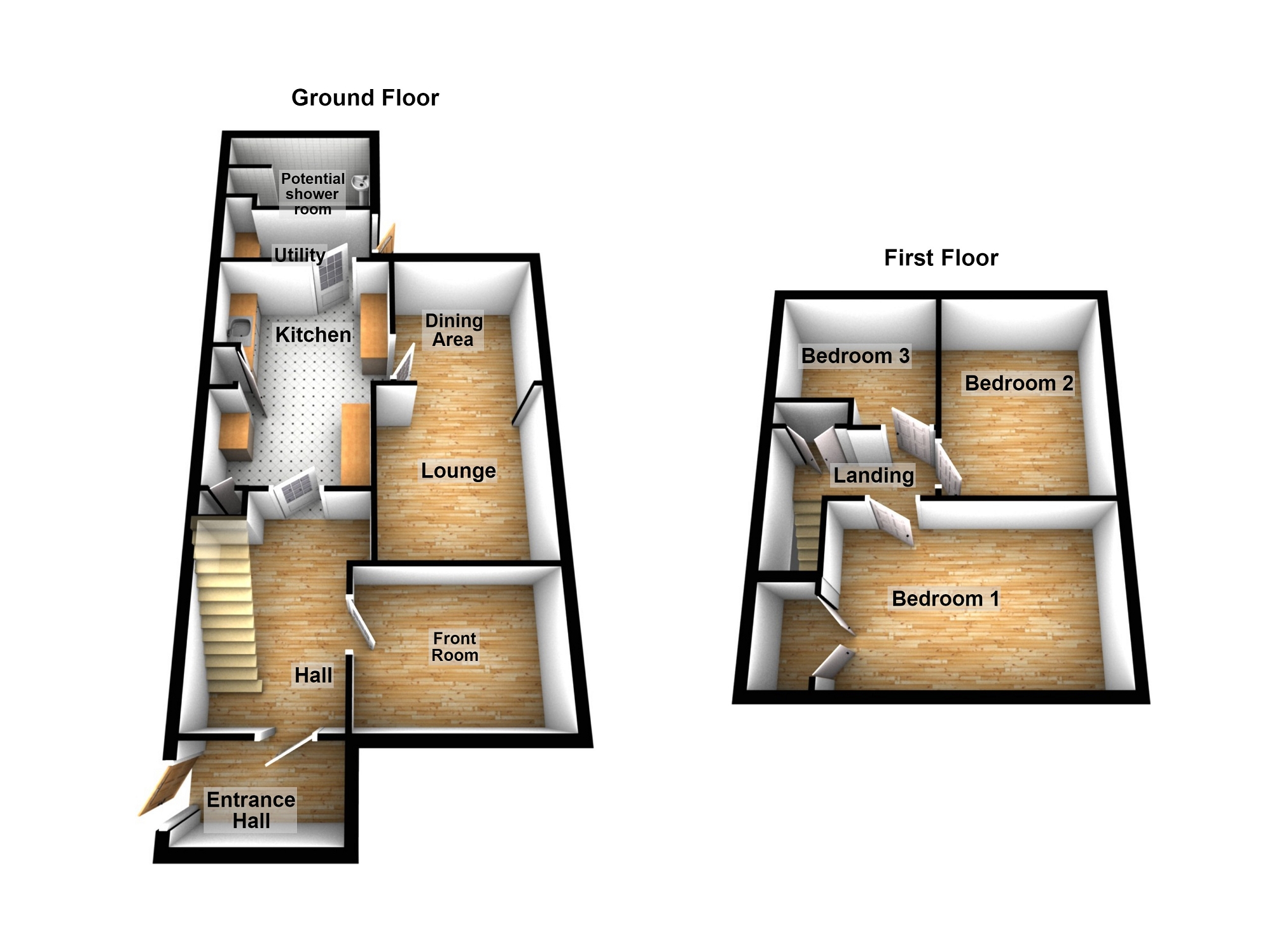 64, Derwydd Avenue, Ammanford floorplan
