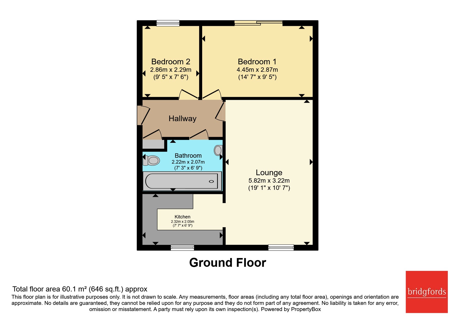 32, Abbotts Close, Preston floorplan