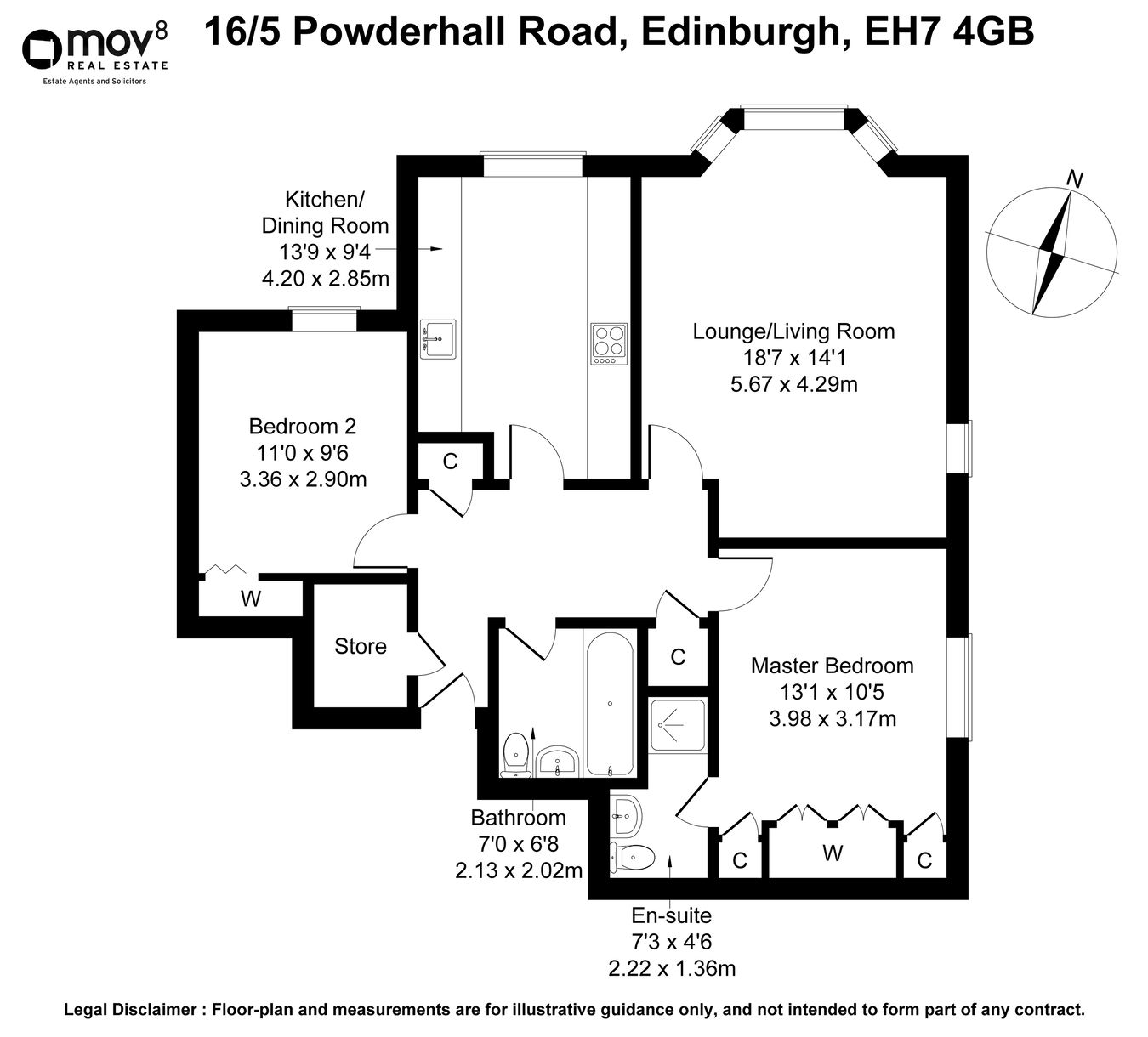 Powderhall Road, Edinburgh floorplan
