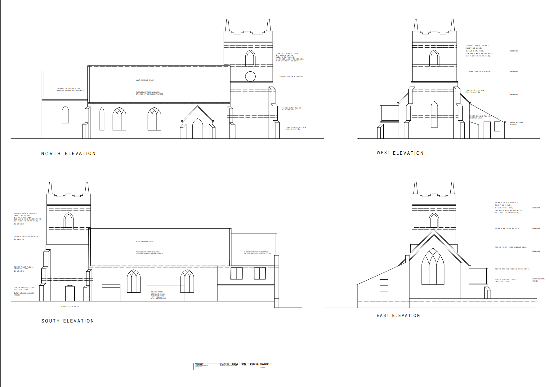 St Catherines Church, Abergele Road, Old Colwyn floorplan