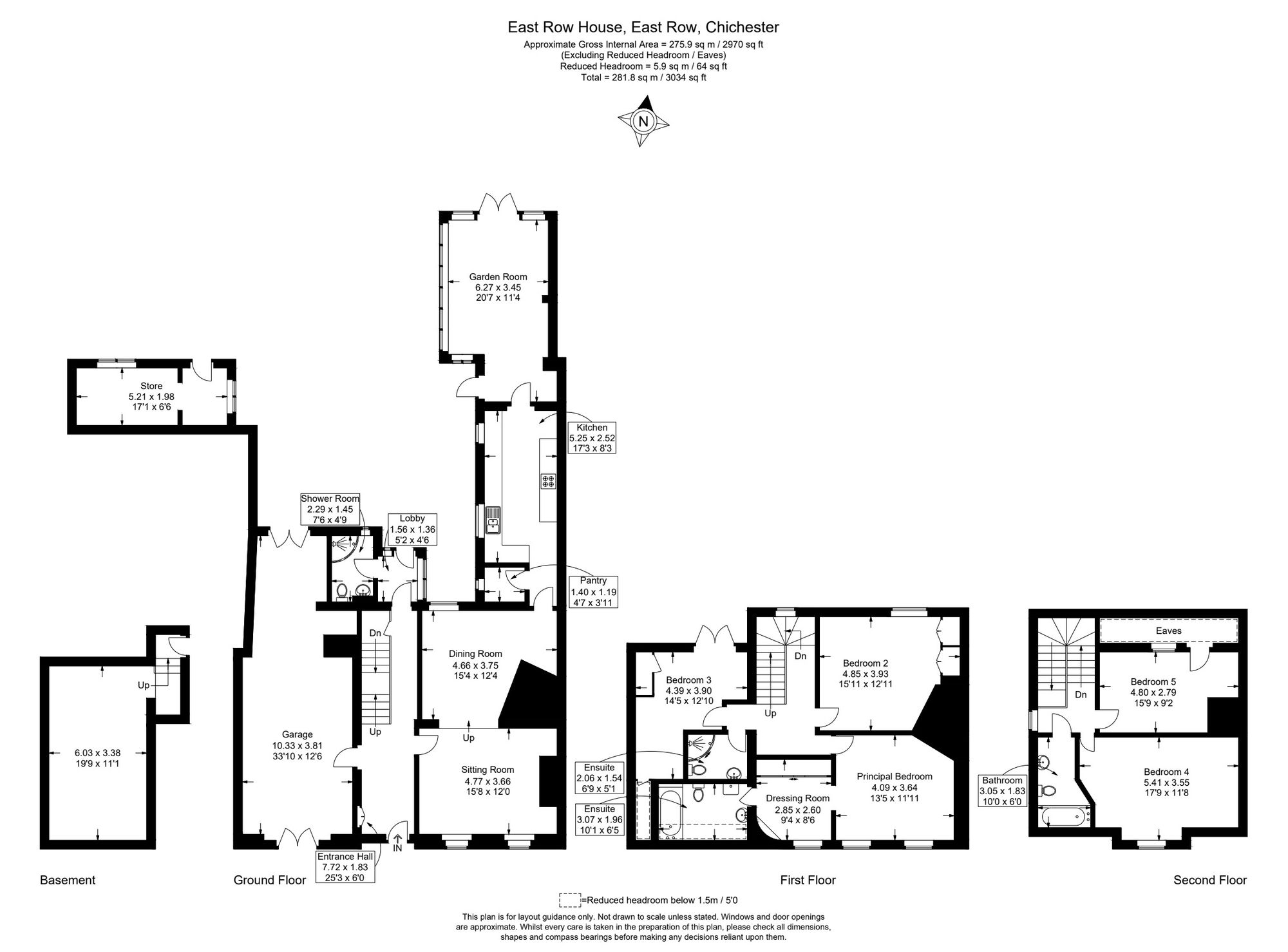 2 East Row, Chichester floorplan